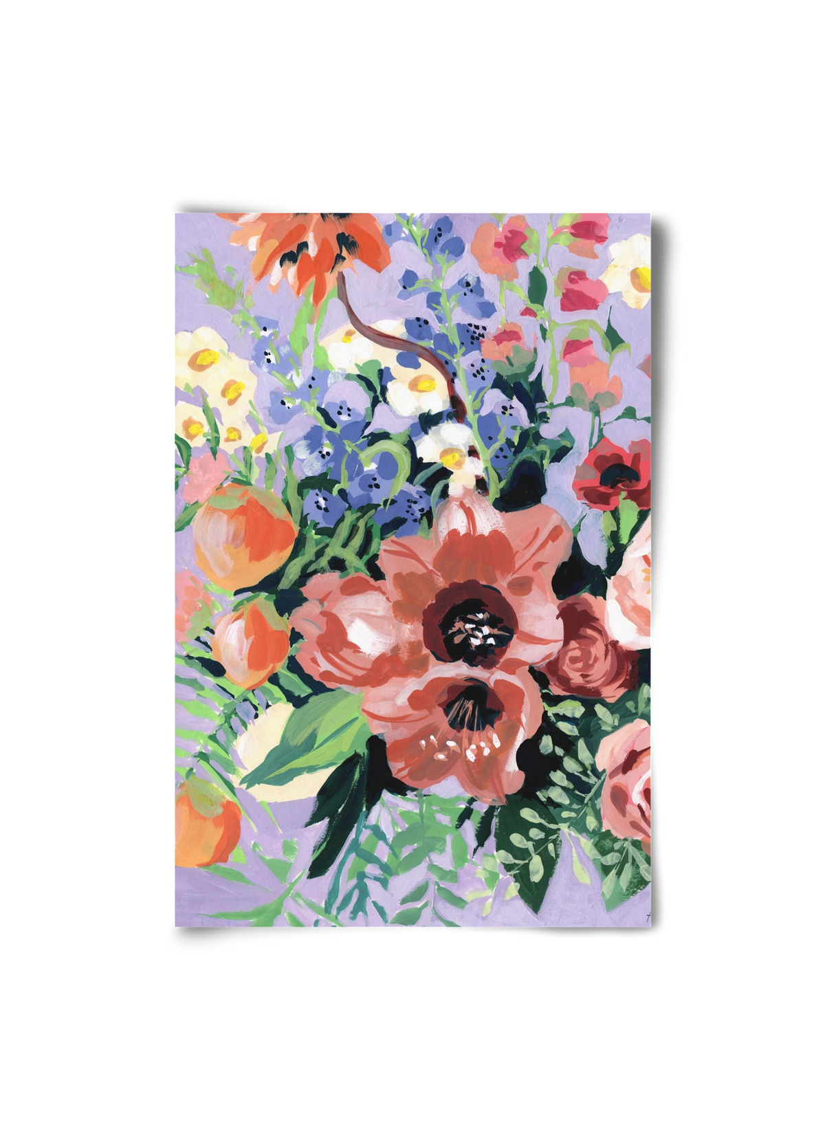 Tropical bouquet, 20x30 cm, Keret nélkül