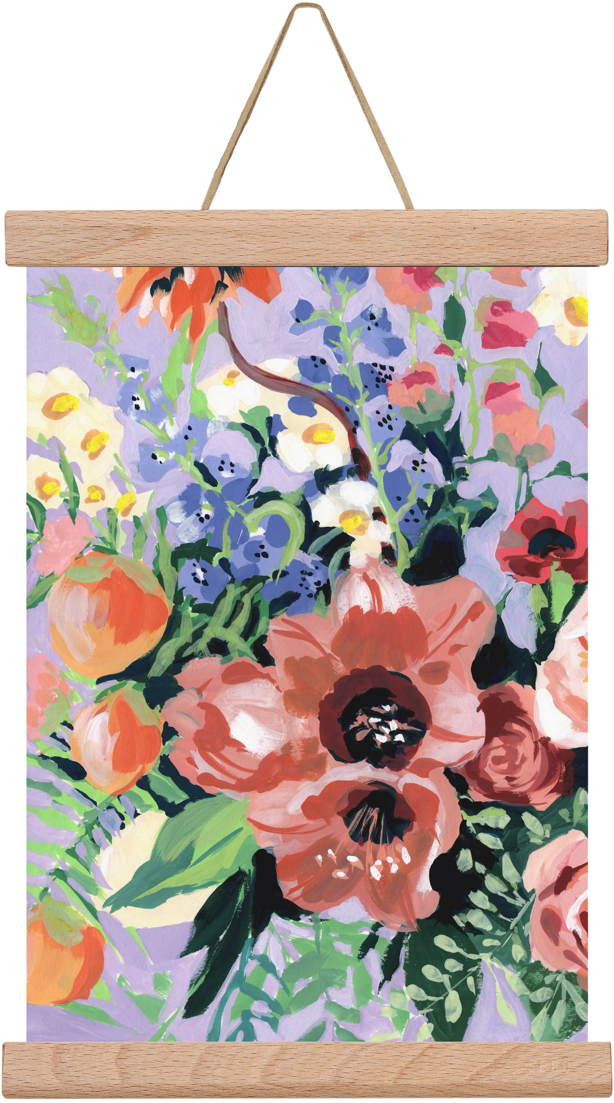 Tropical bouquet, 20x30 cm (20x30 cm), Tölgy akasztó