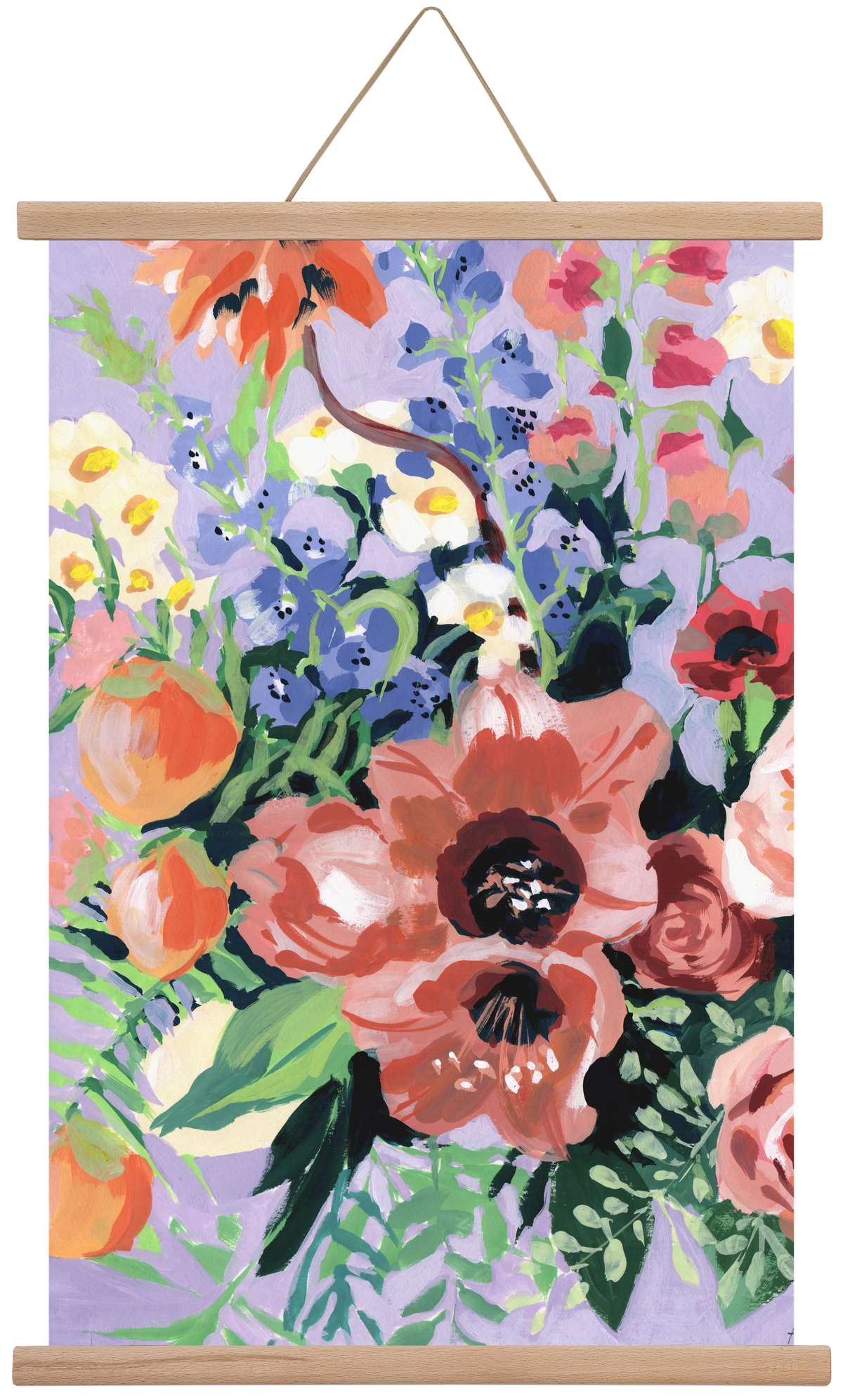 Tropical bouquet, 40x60 cm (40x60 cm), Tölgy akasztó