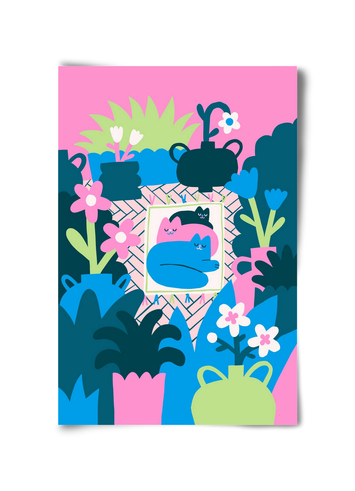 Cats , 30x45 cm, Keret nélkül