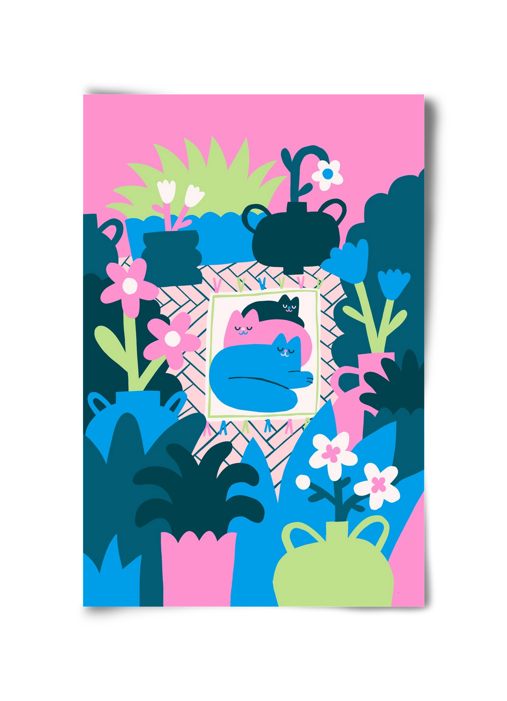 Cats , 30x45 cm, Keret nélkül