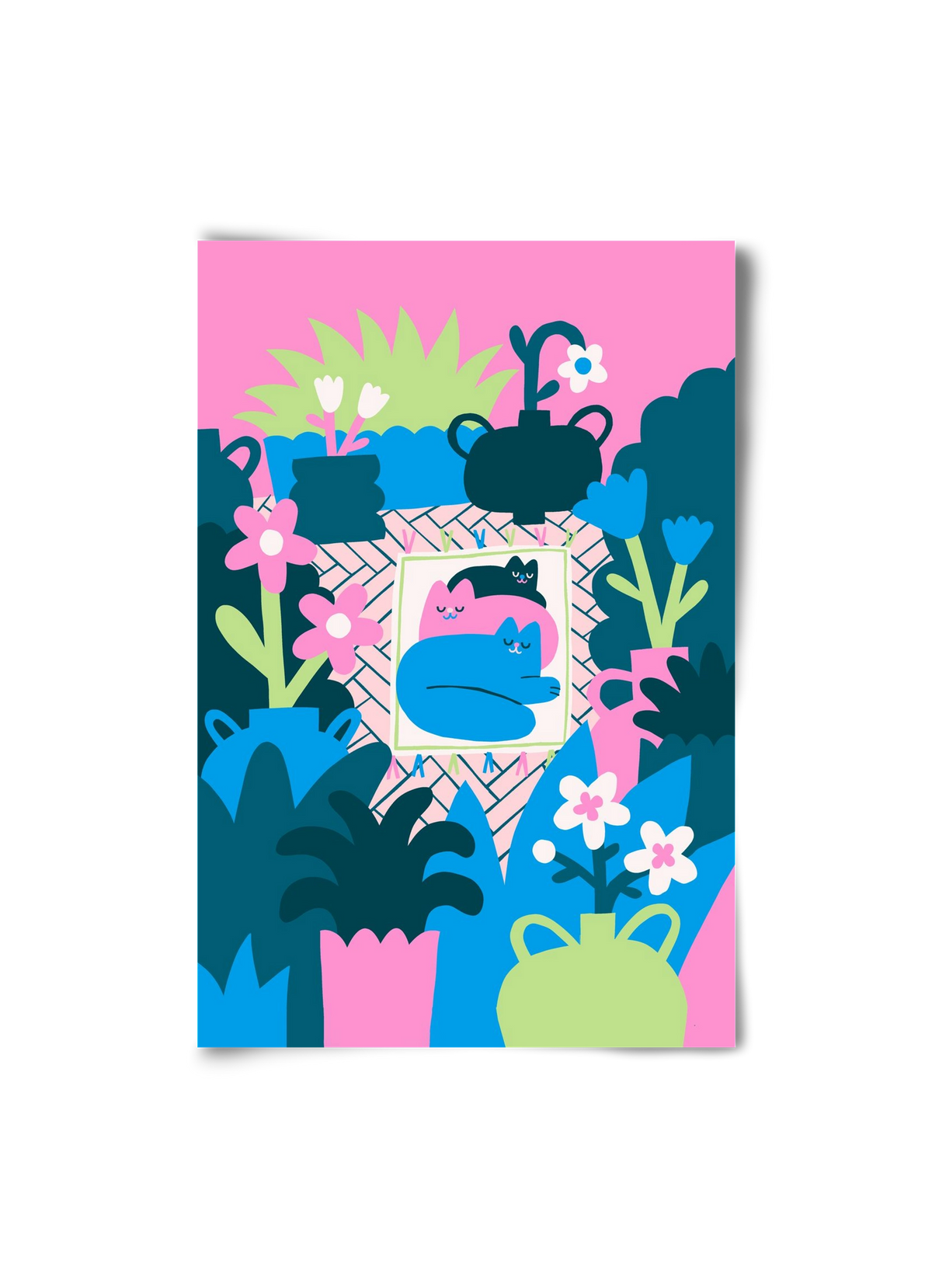 Cats , 20x30 cm, Keret nélkül