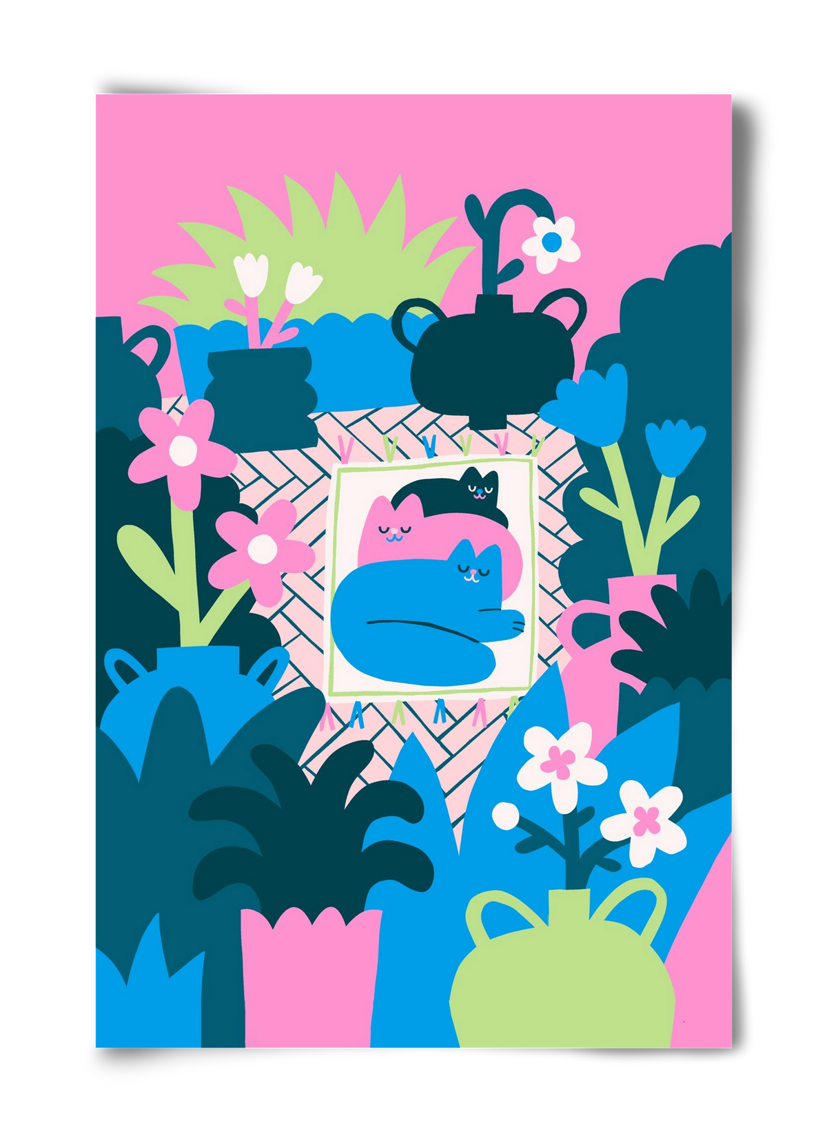 Cats , 40x60 cm, Keret nélkül