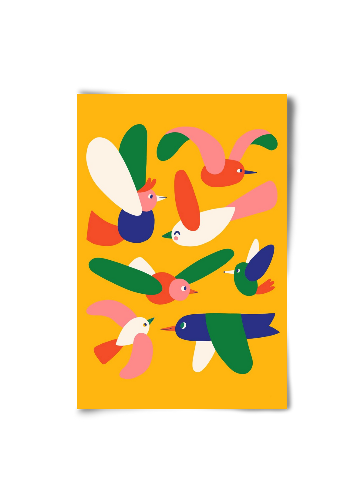 Birds, 20x30 cm, Keret nélkül