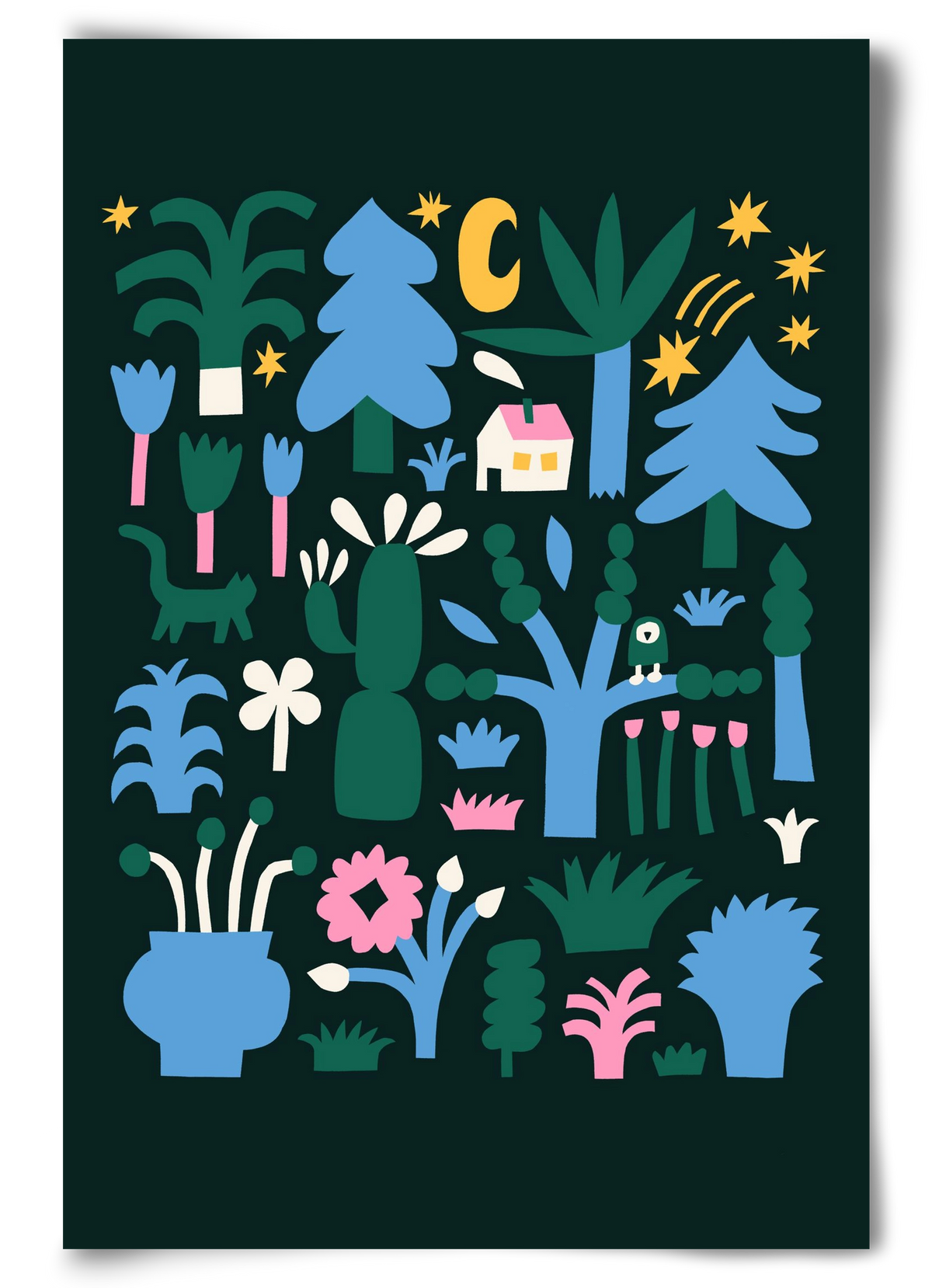 MAgic Garden, 60x90 cm, Keret nélkül