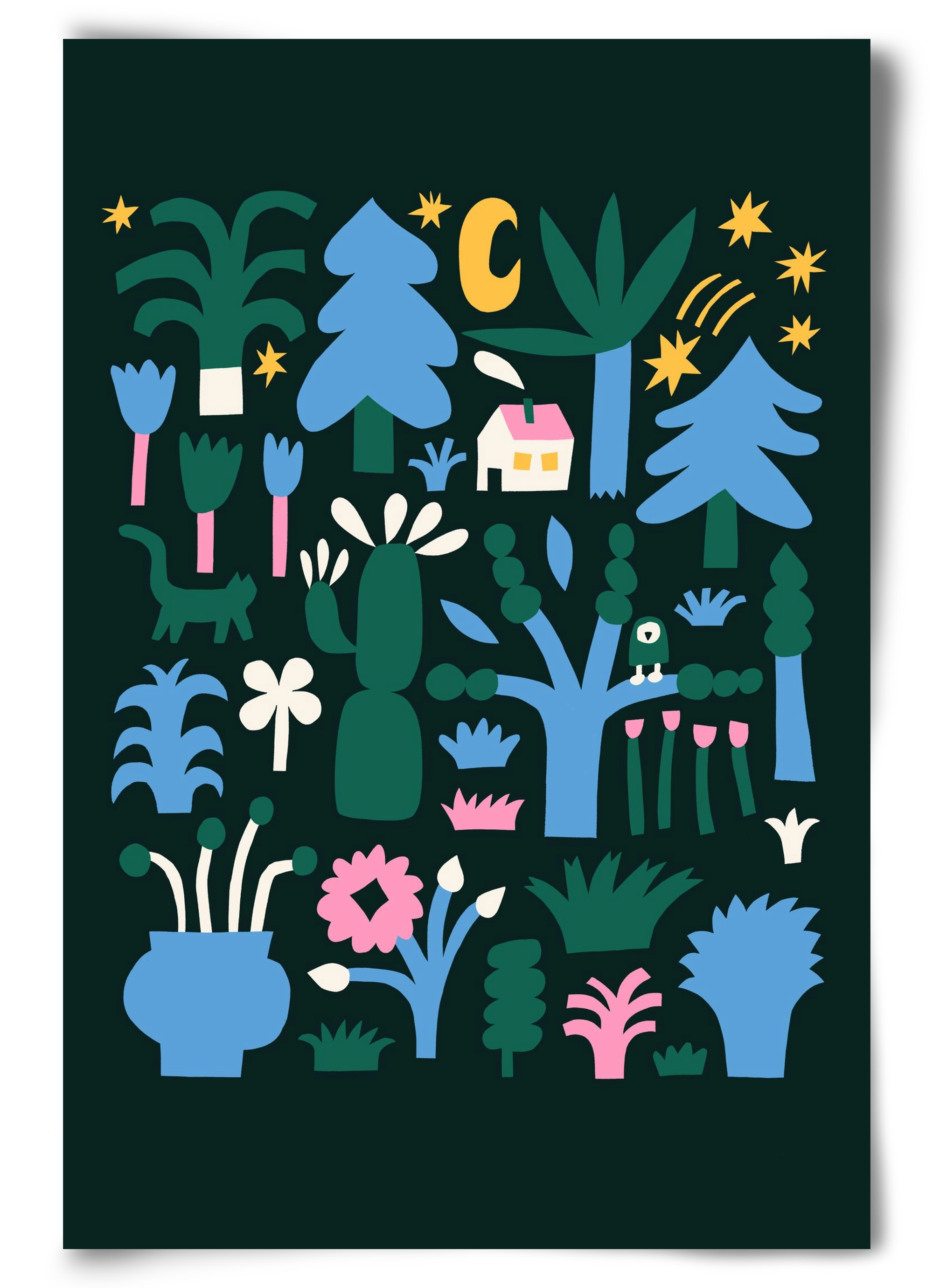 MAgic Garden, 60x90 cm, Keret nélkül