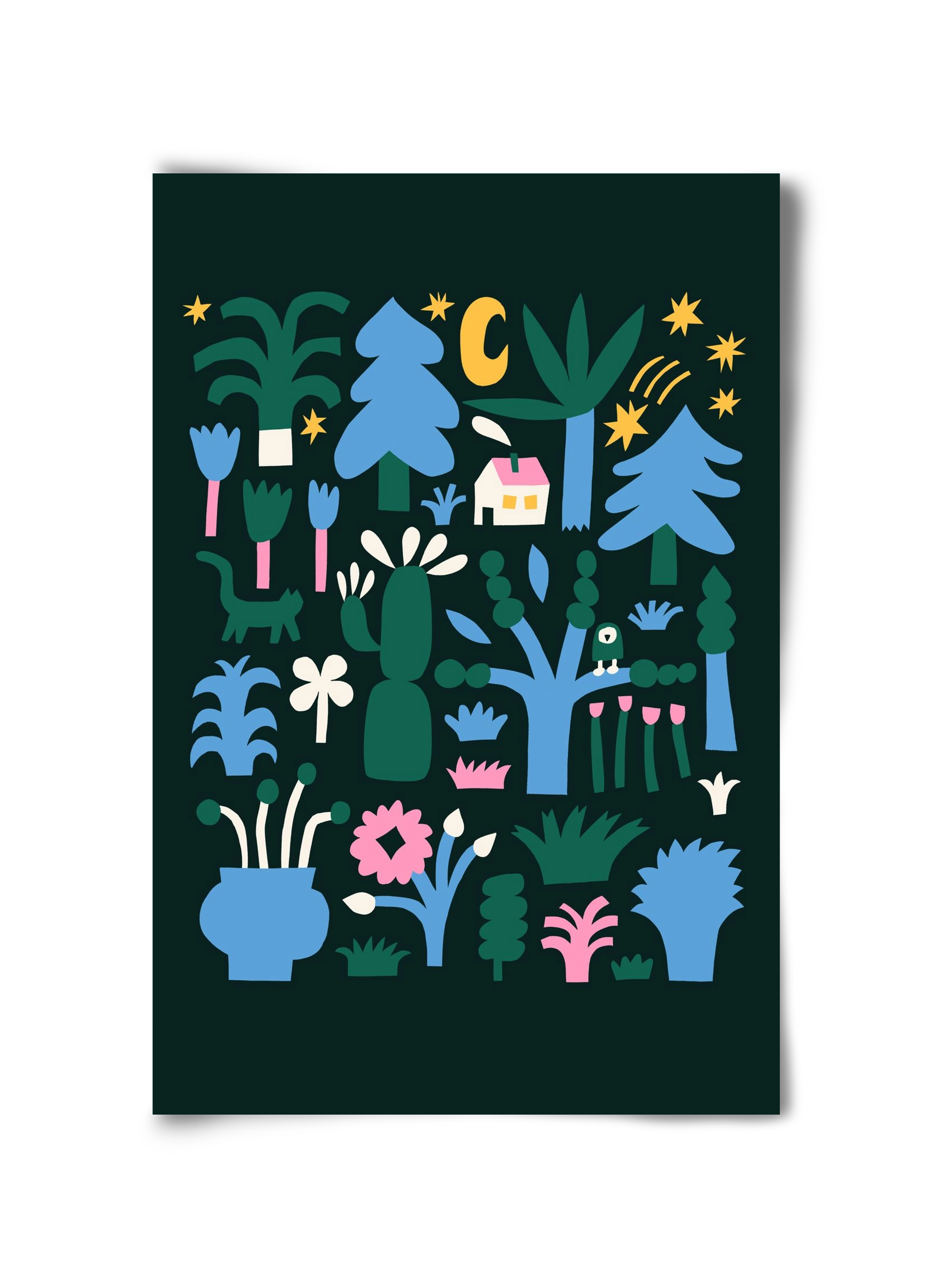 MAgic Garden, 30x45 cm, Keret nélkül