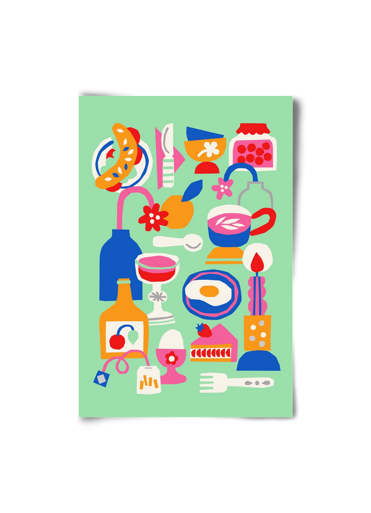 Breakfast, 20x30 cm, Keret nélkül