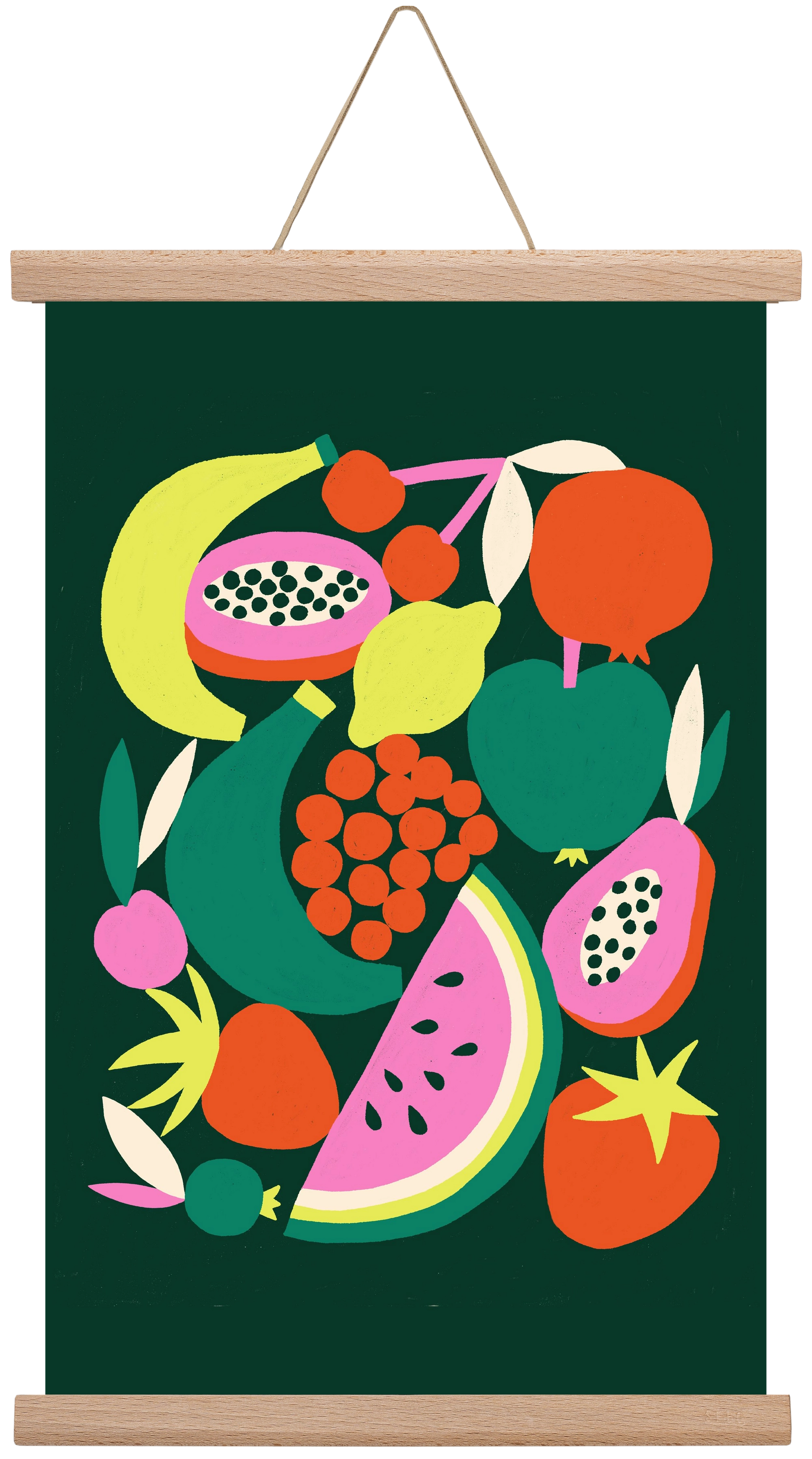 Fruits, 30x45 cm (30x45 cm), Tölgy akasztó