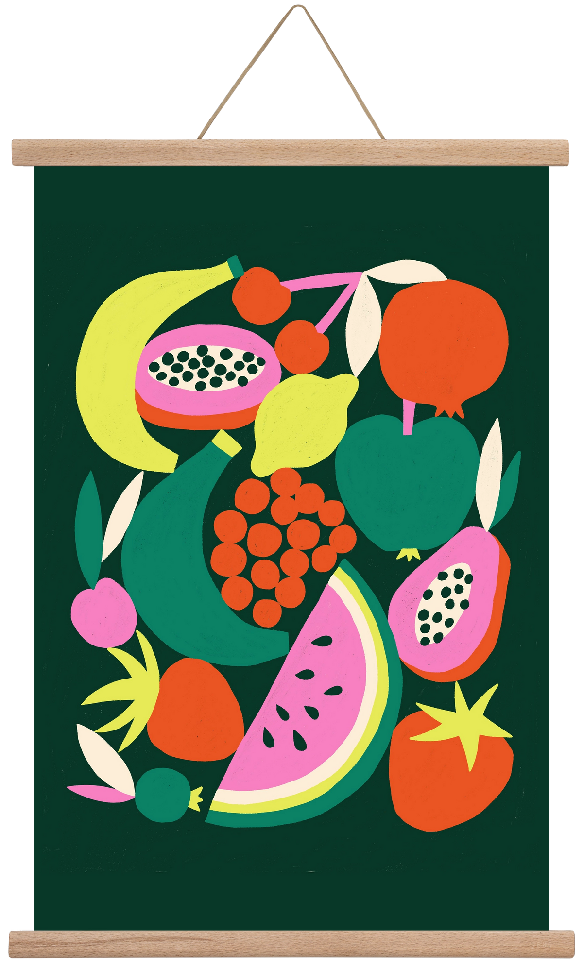 Fruits, 40x60 cm (40x60 cm), Tölgy akasztó