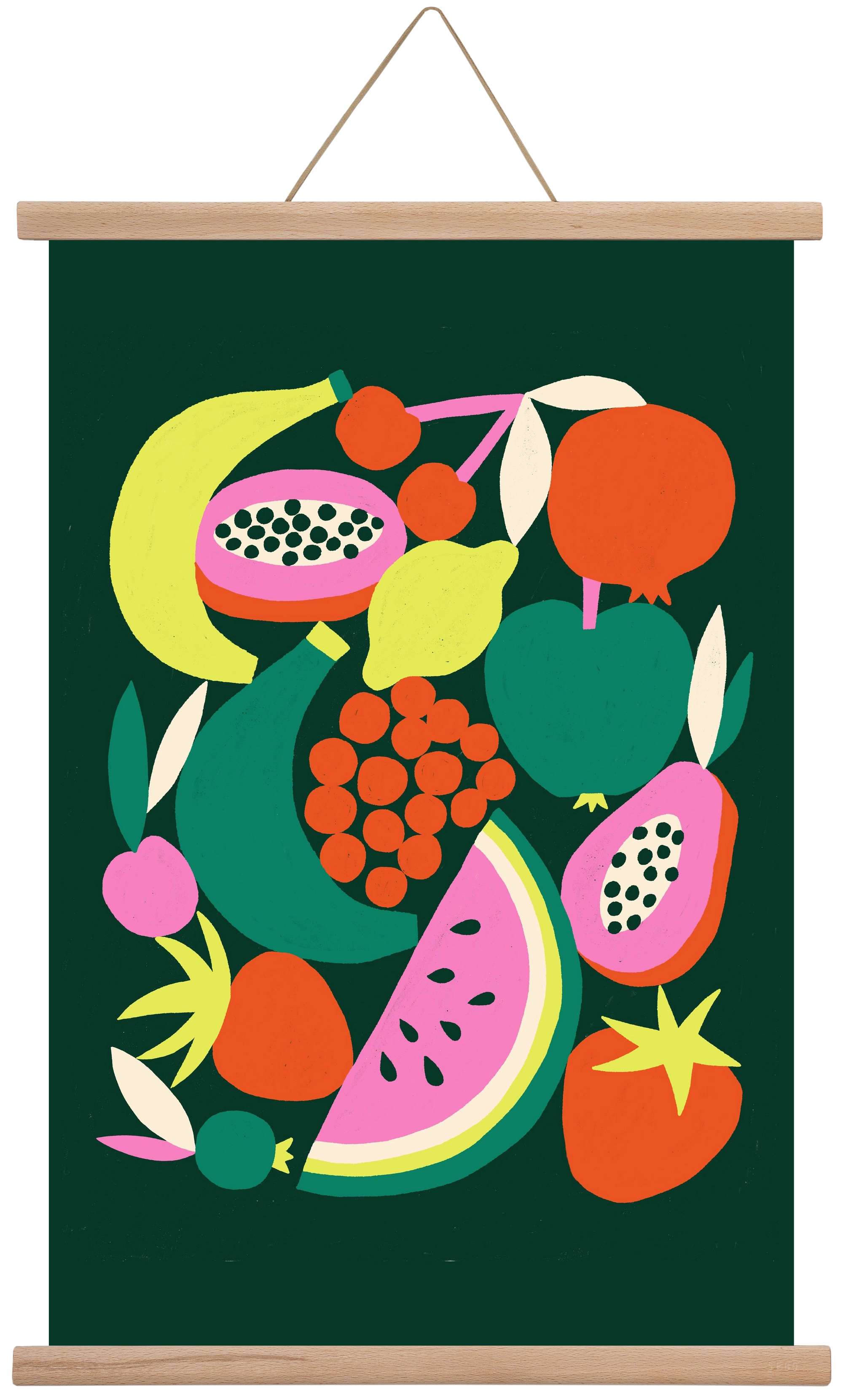 Fruits, 40x60 cm (40x60 cm), Tölgy akasztó