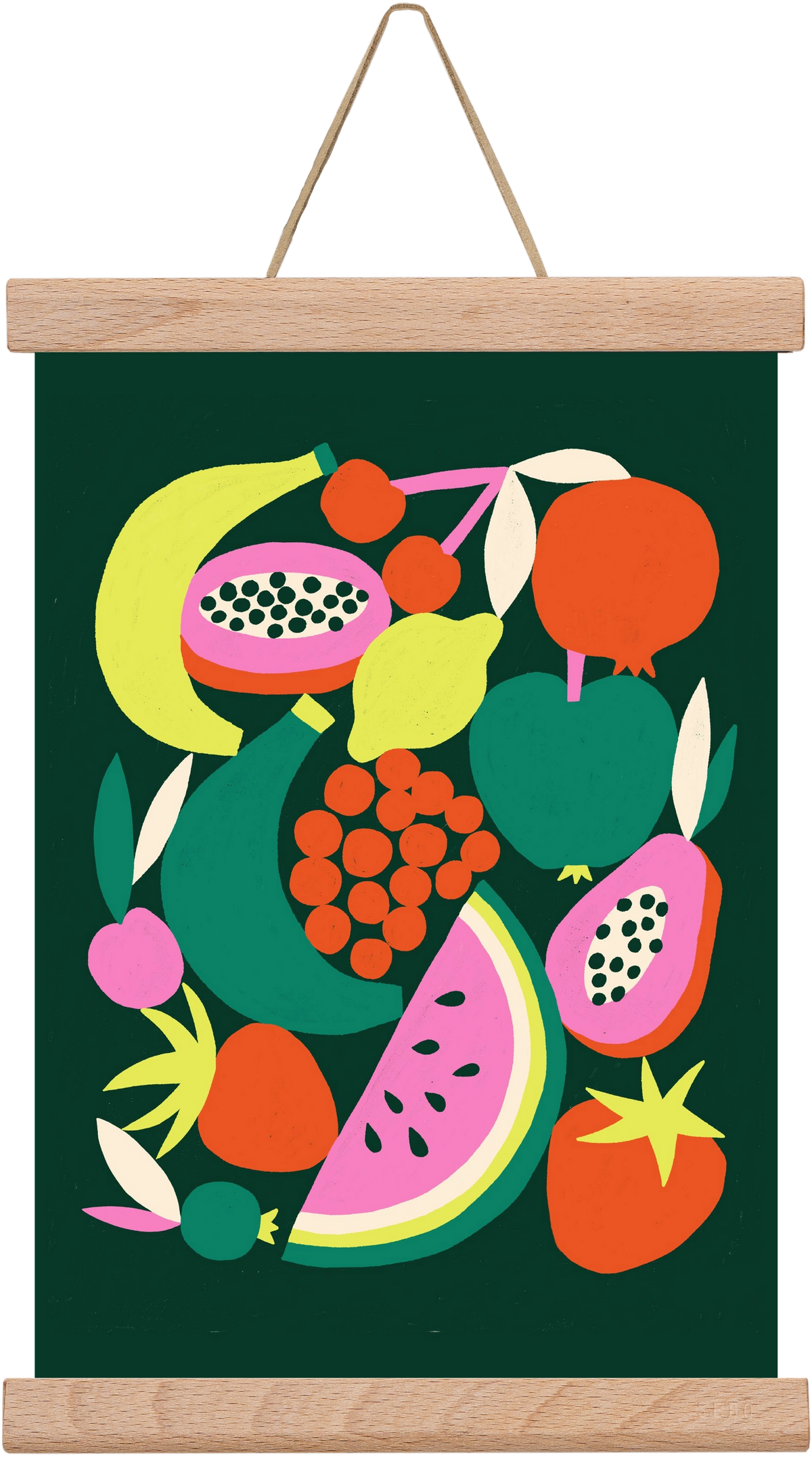 Fruits, 20x30 cm (20x30 cm), Tölgy akasztó