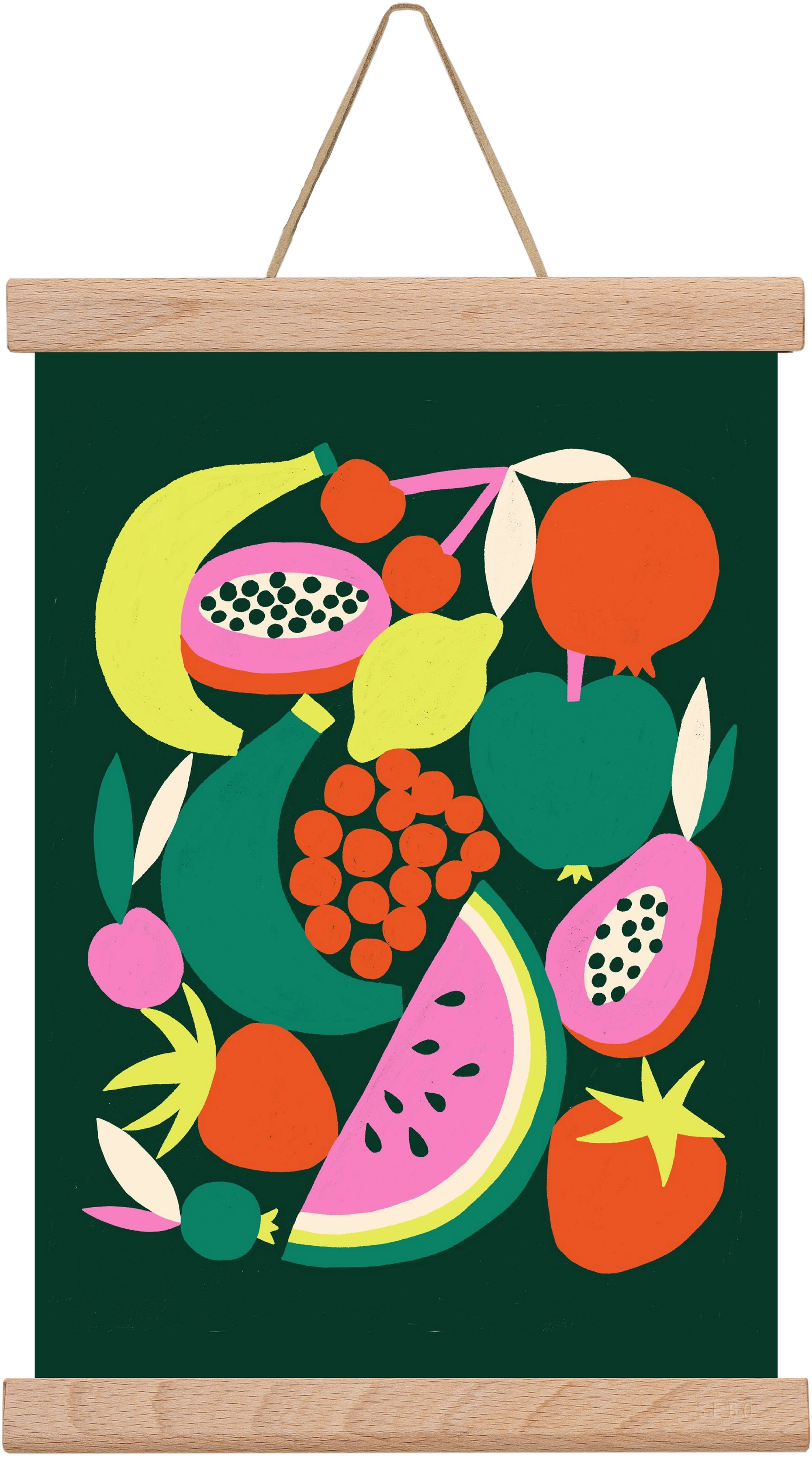 Fruits, 20x30 cm (20x30 cm), Tölgy akasztó