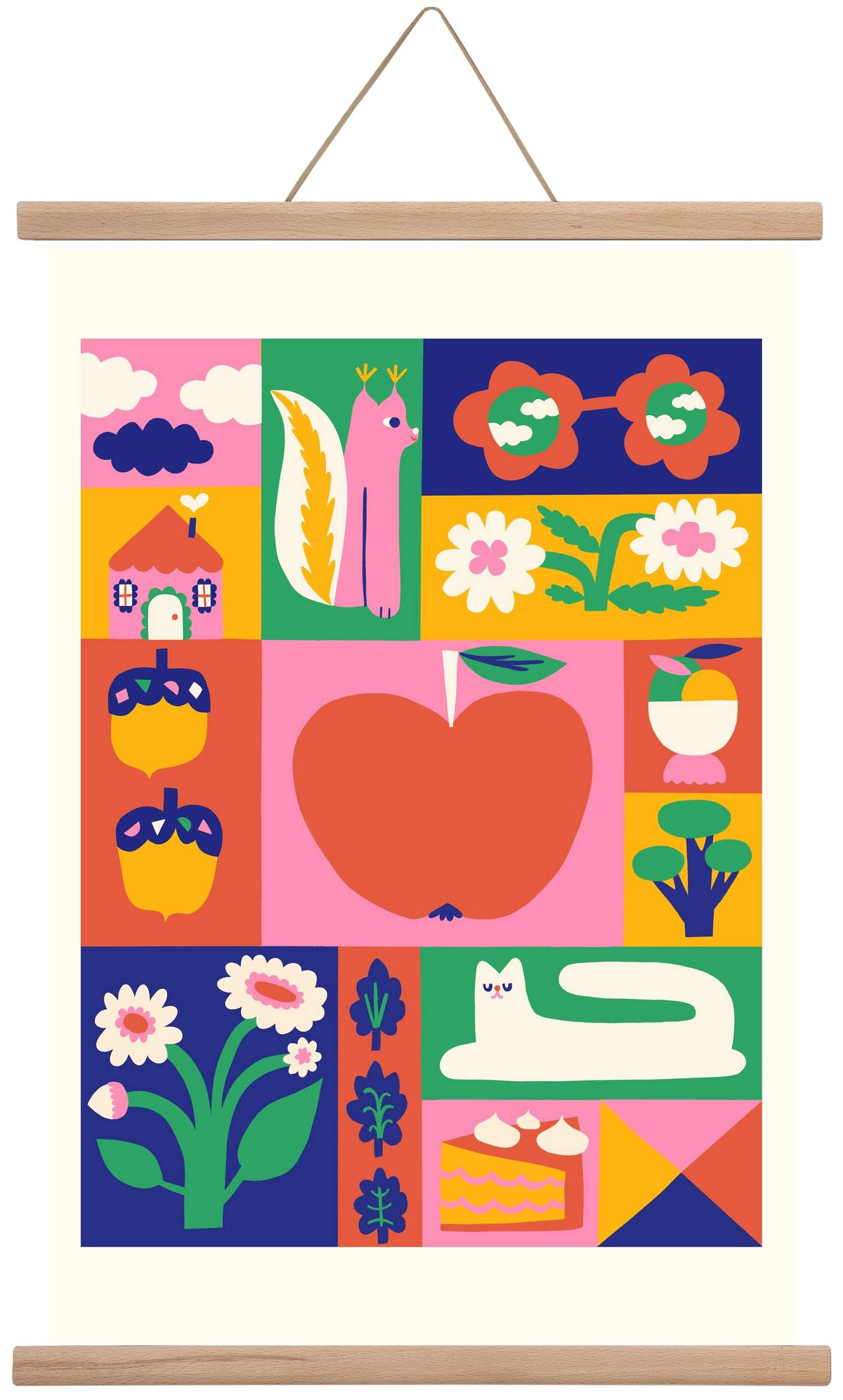 Daydreaming, 40x60 cm (40x60 cm), Tölgy akasztó