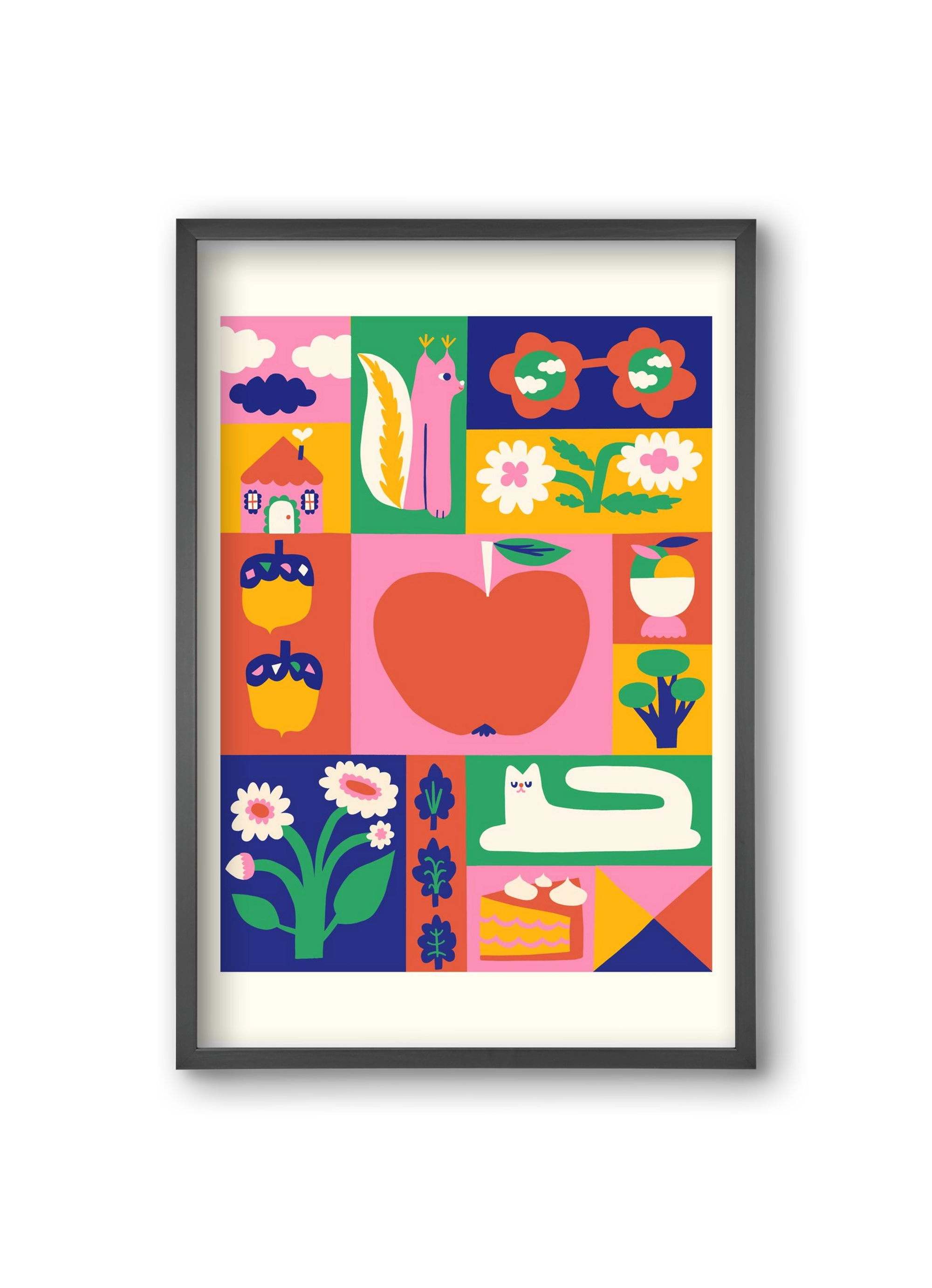 Daydreaming, 20x30 cm (20x30 cm), Fekete keret