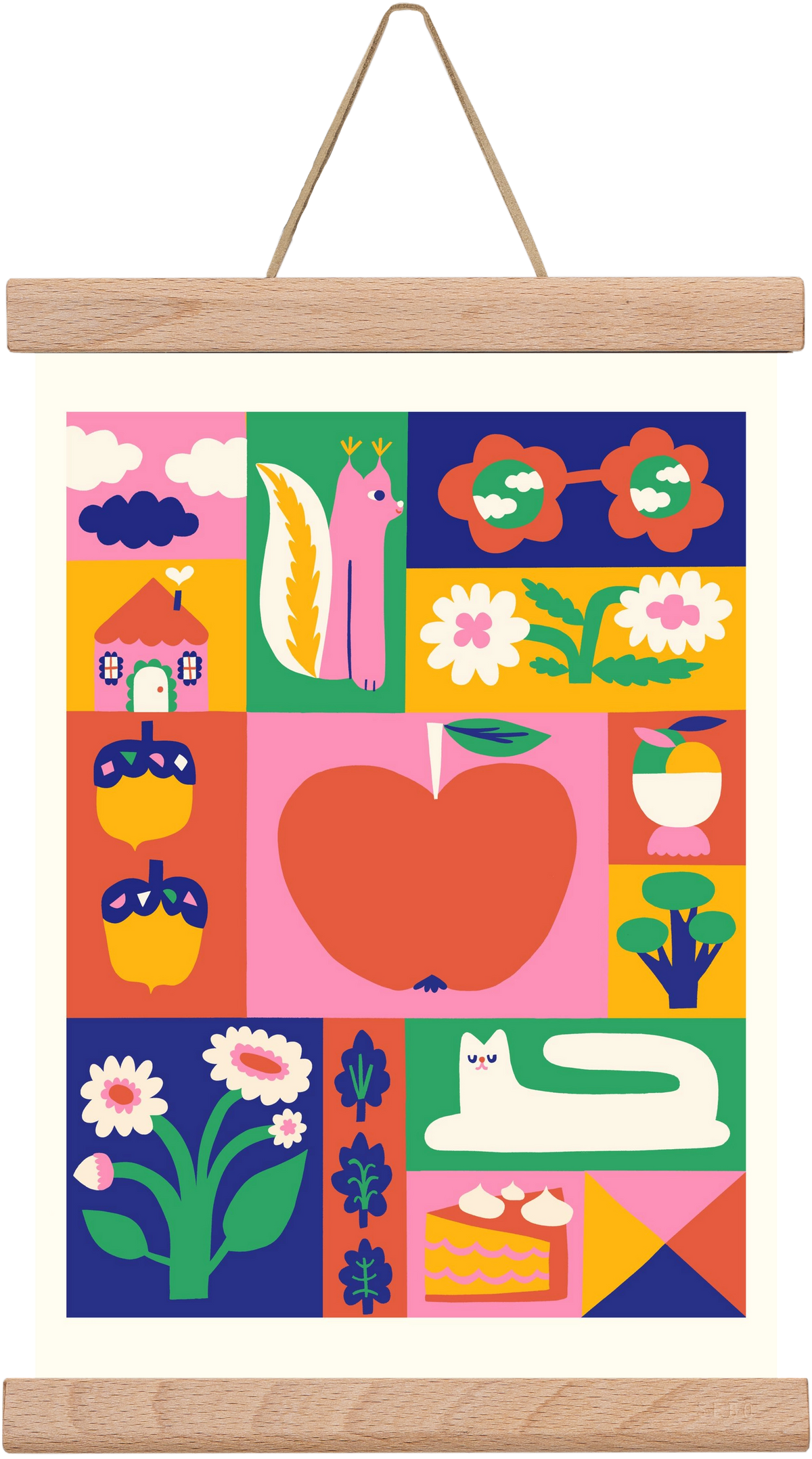 Daydreaming, 20x30 cm (20x30 cm), Tölgy akasztó