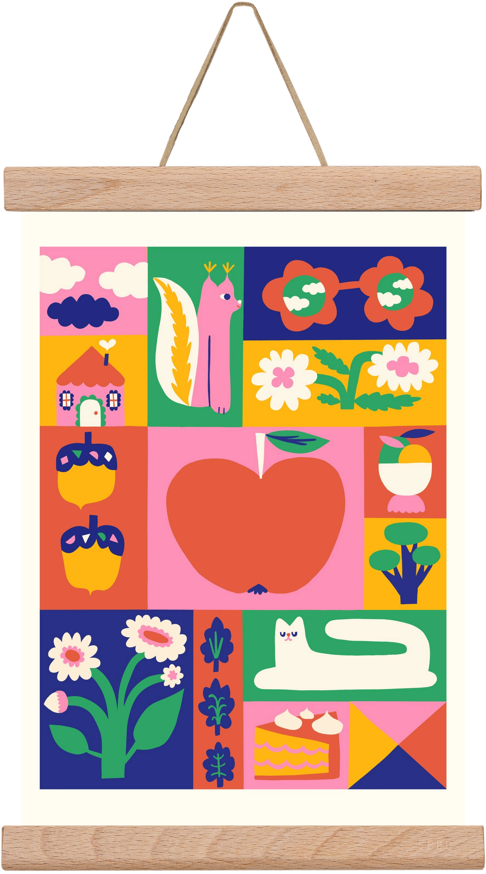 Daydreaming, 20x30 cm (20x30 cm), Tölgy akasztó