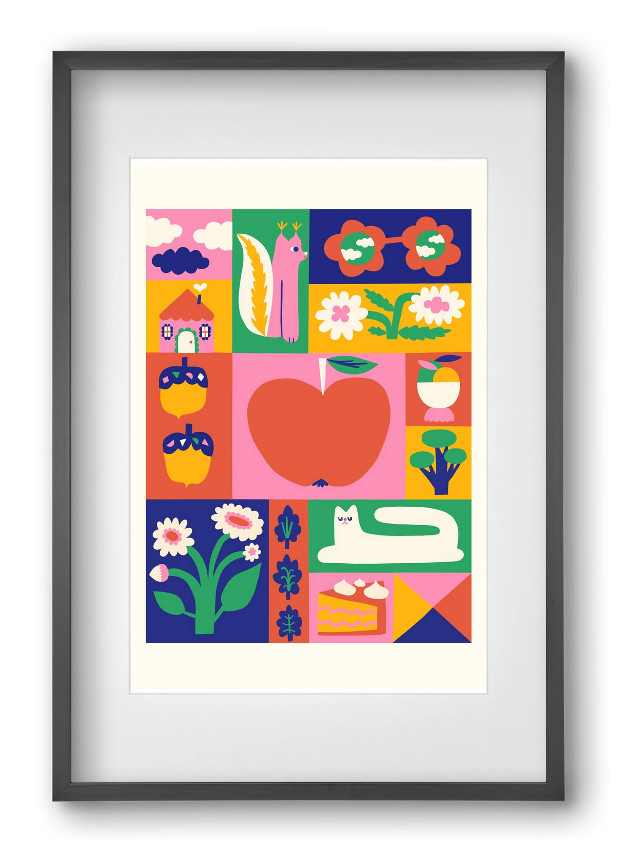 Daydreaming, 40x60 cm (30x45 cm), Fekete keret, paszpartuval