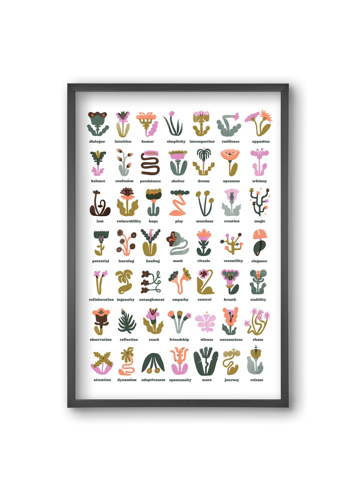 Beyond Bloom, 20x30 cm (20x30 cm), Fekete keret