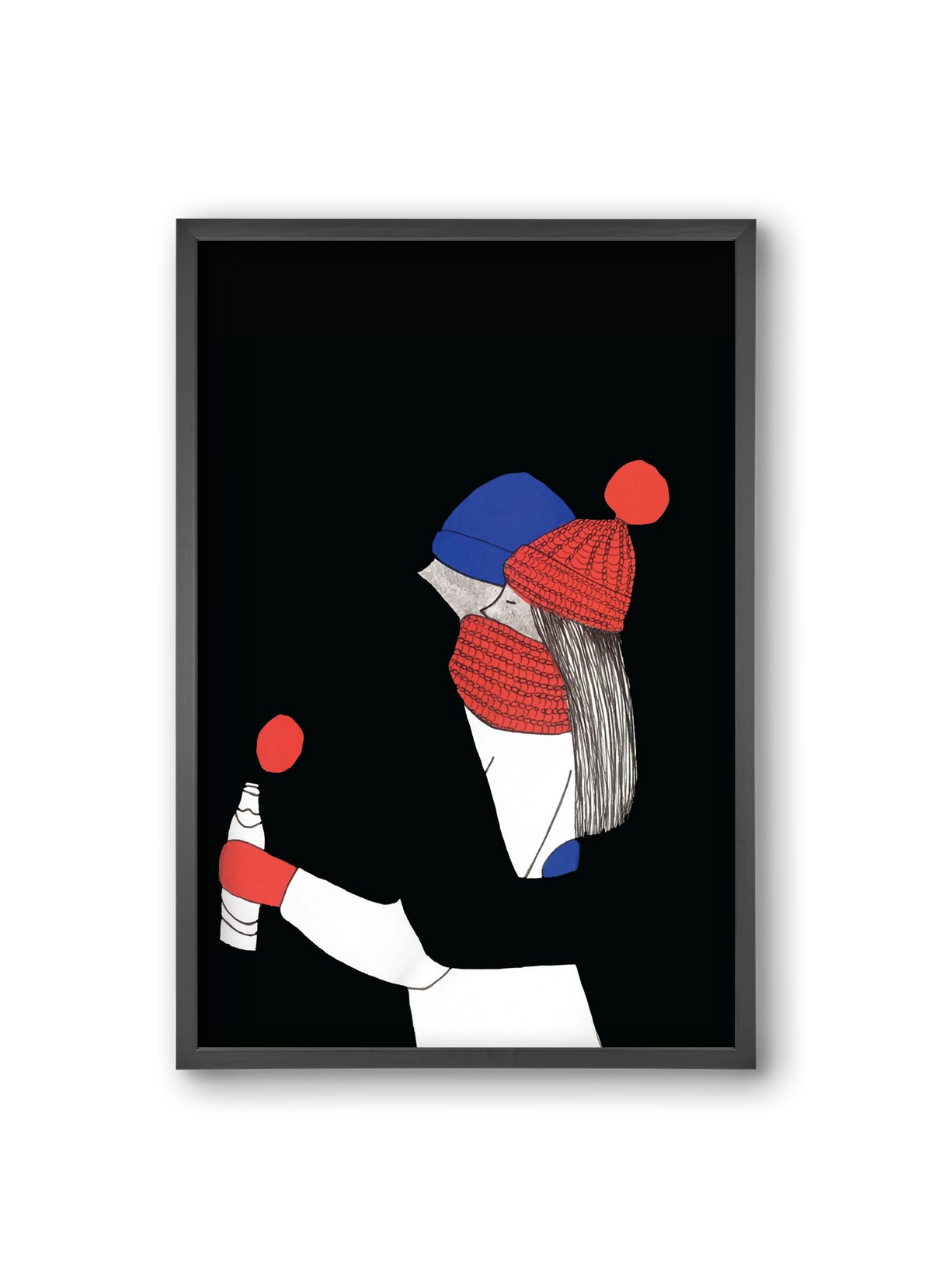 Berlin, szerelem, 20x30 cm (20x30 cm), Fekete keret