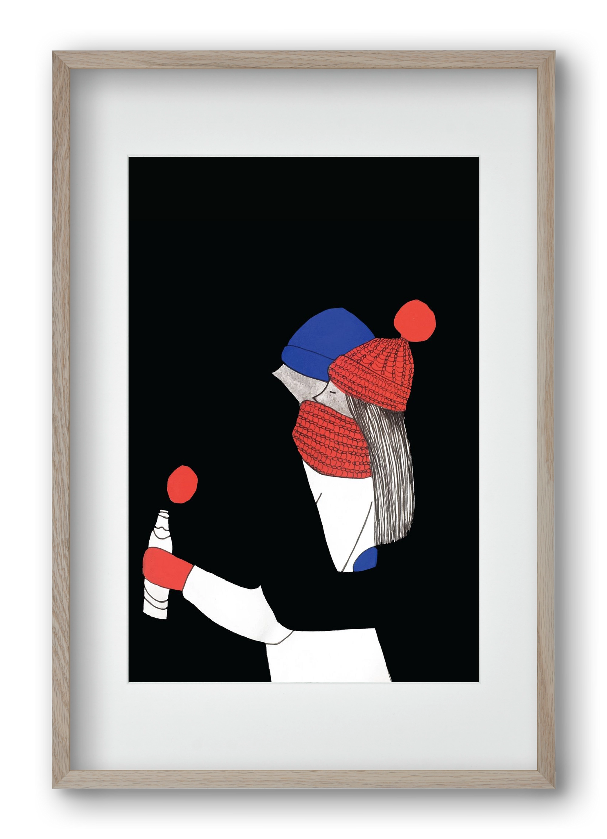 Berlin, szerelem, 40x60 cm (30x45 cm), Tölgy keret, paszpartuval