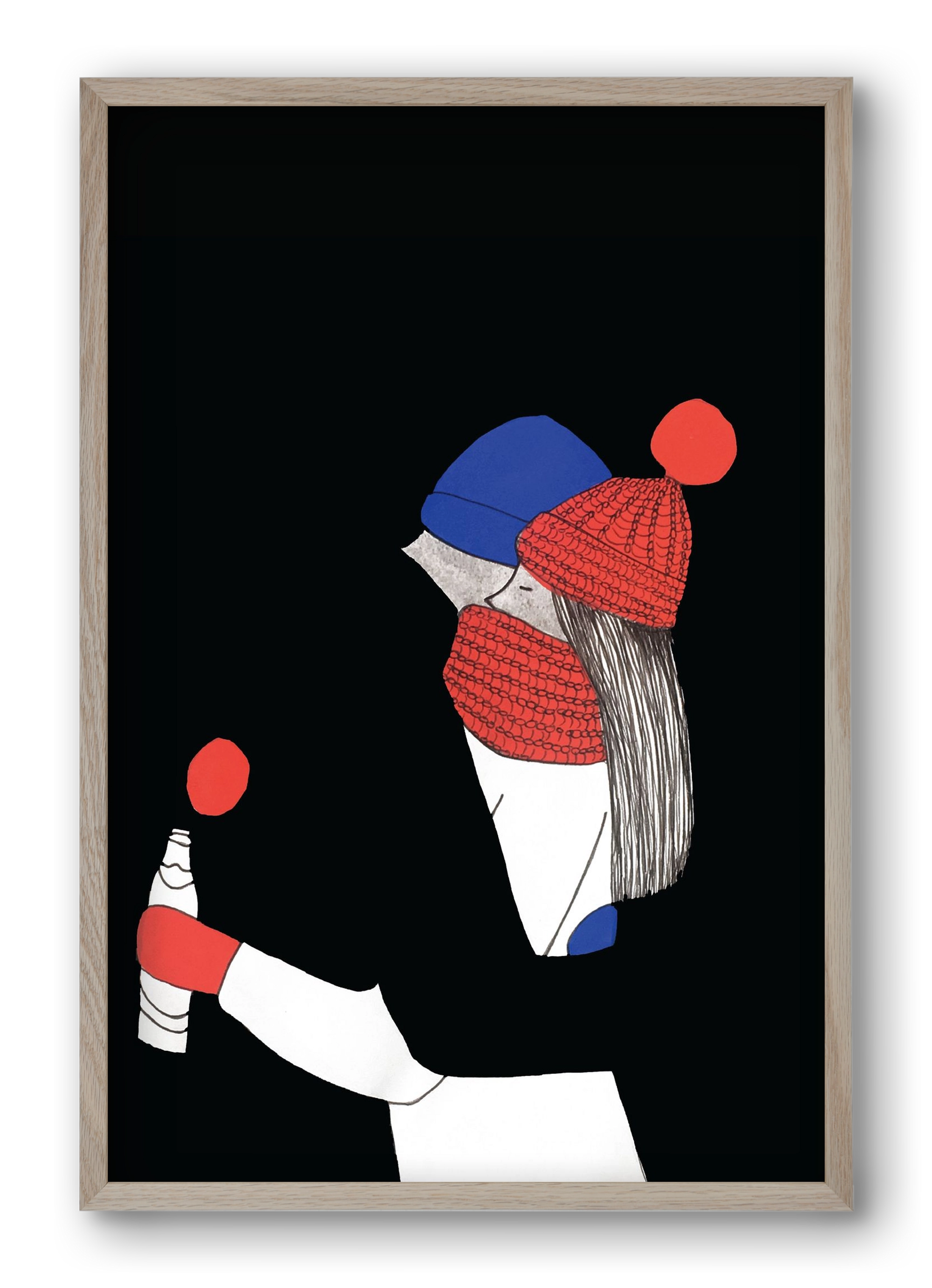 Berlin, szerelem, 40x60 cm (40x60 cm), Tölgy keret