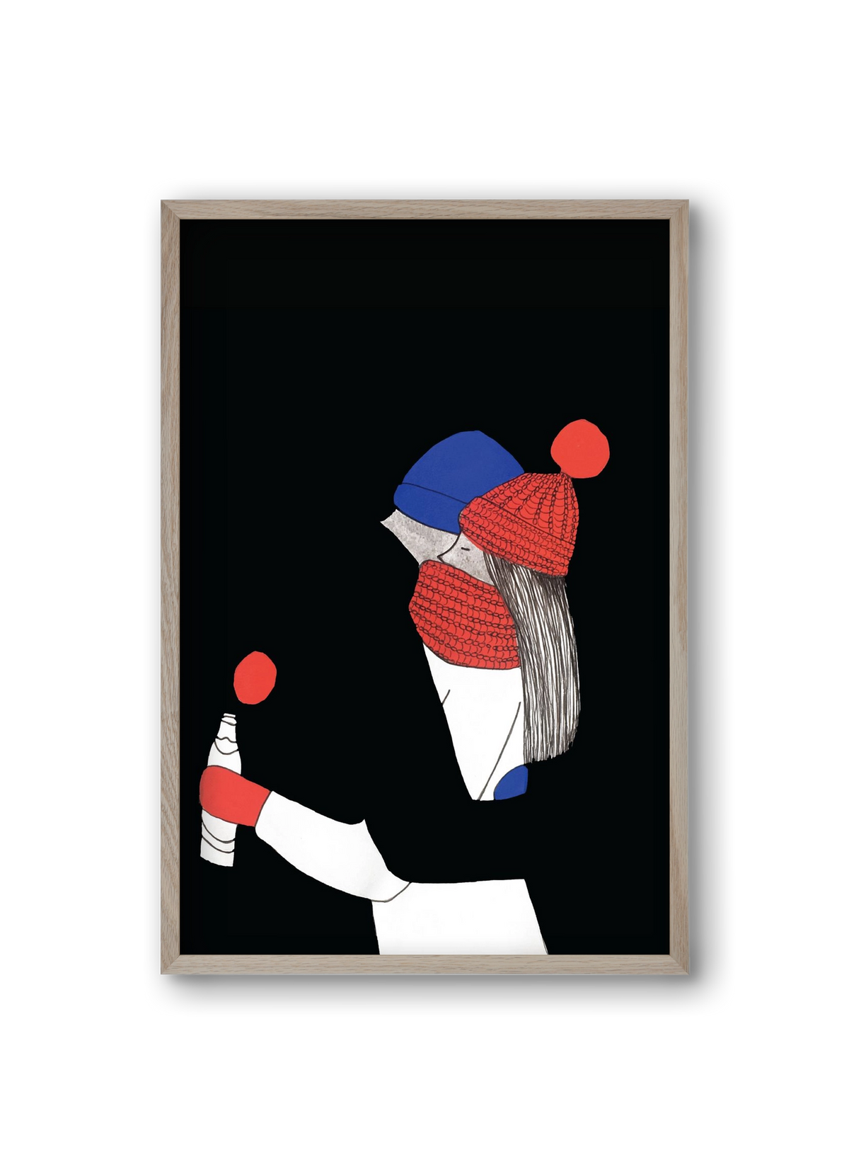 Berlin, szerelem, 20x30 cm (20x30 cm), Tölgy keret