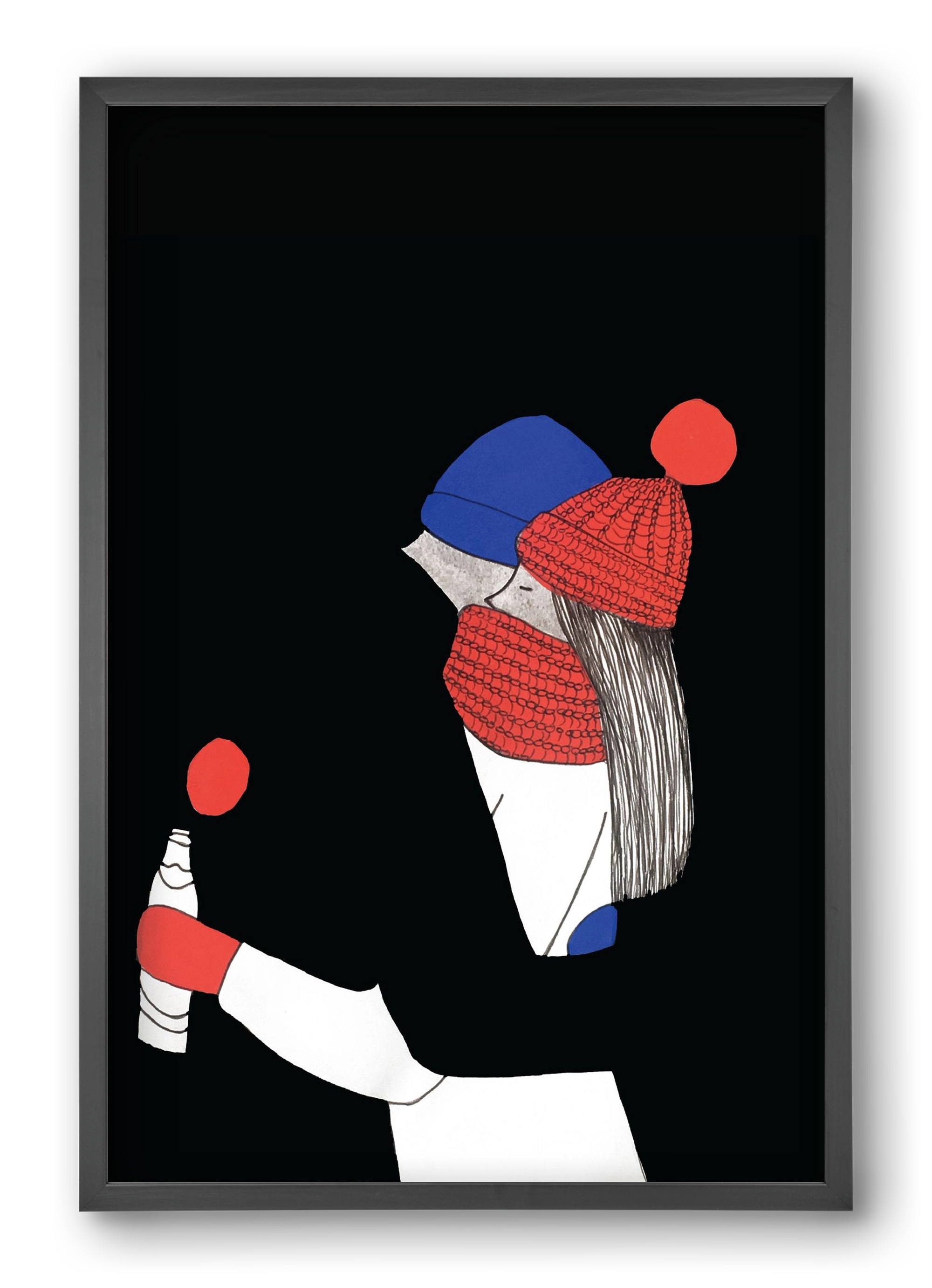 Berlin, szerelem, 40x60 cm (40x60 cm), Fekete keret