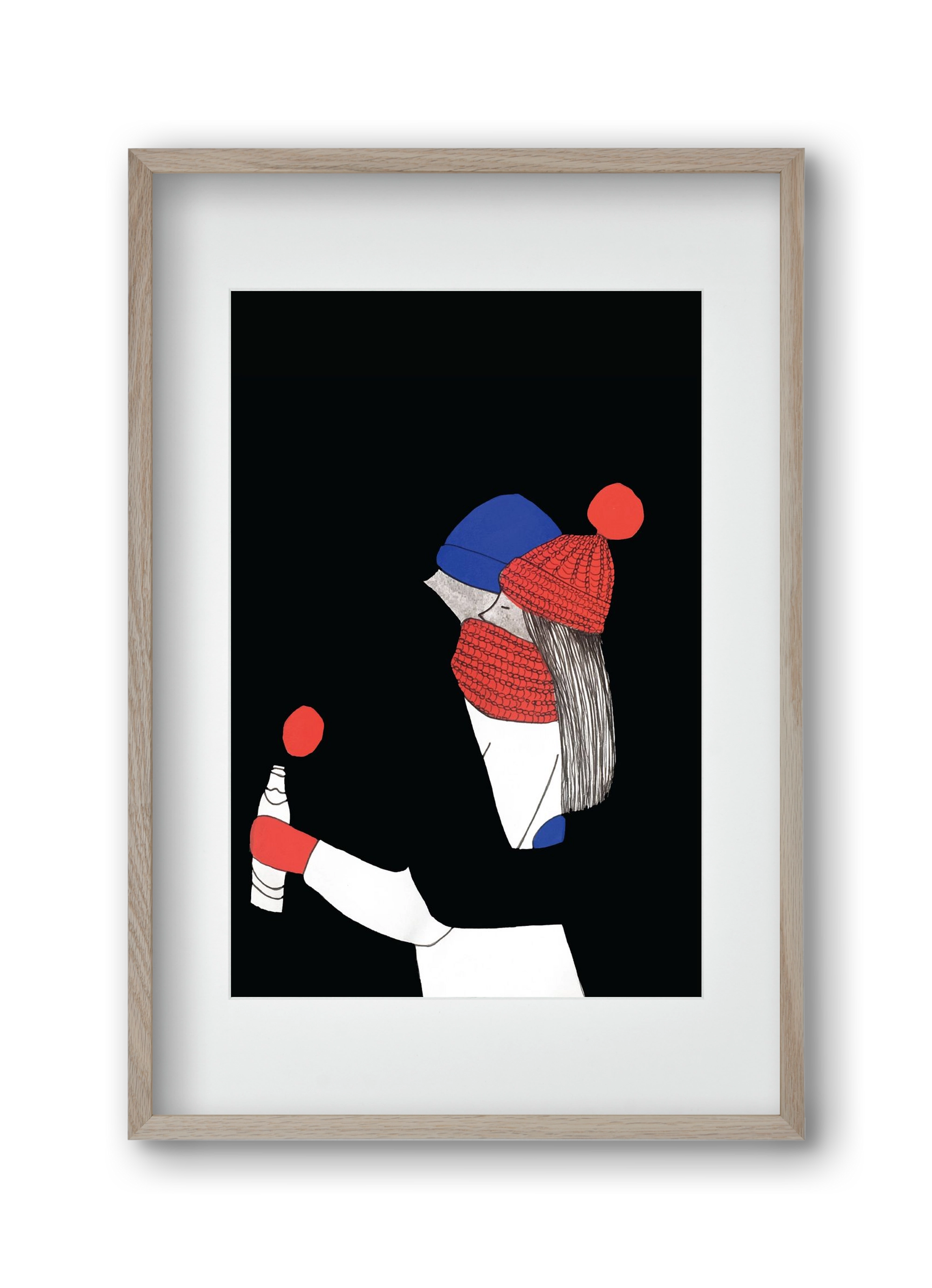 Berlin, szerelem, 30x45 cm (20x30 cm), Tölgy keret, paszpartuval