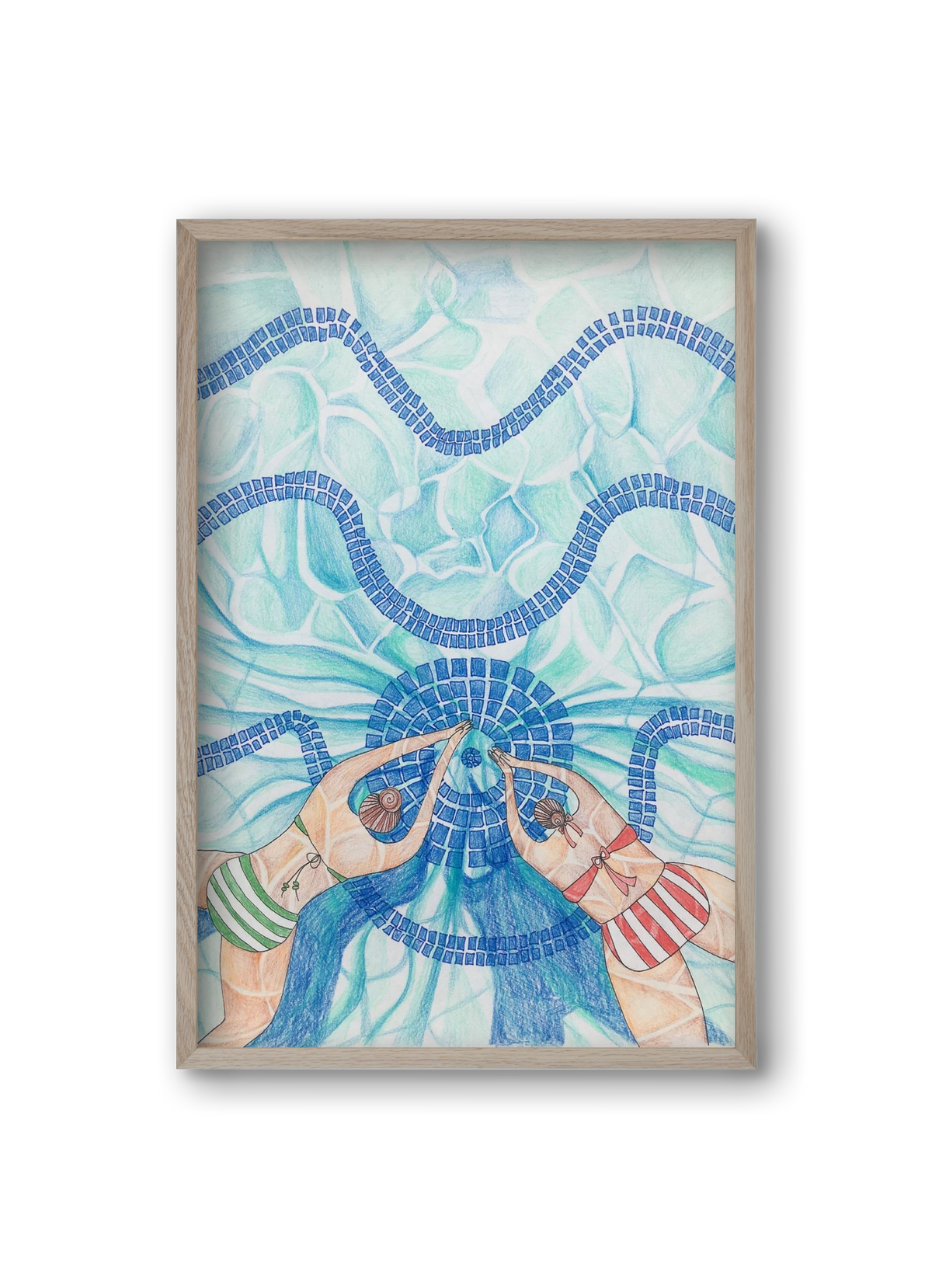 Gellért, 20x30 cm (20x30 cm), Tölgy keret