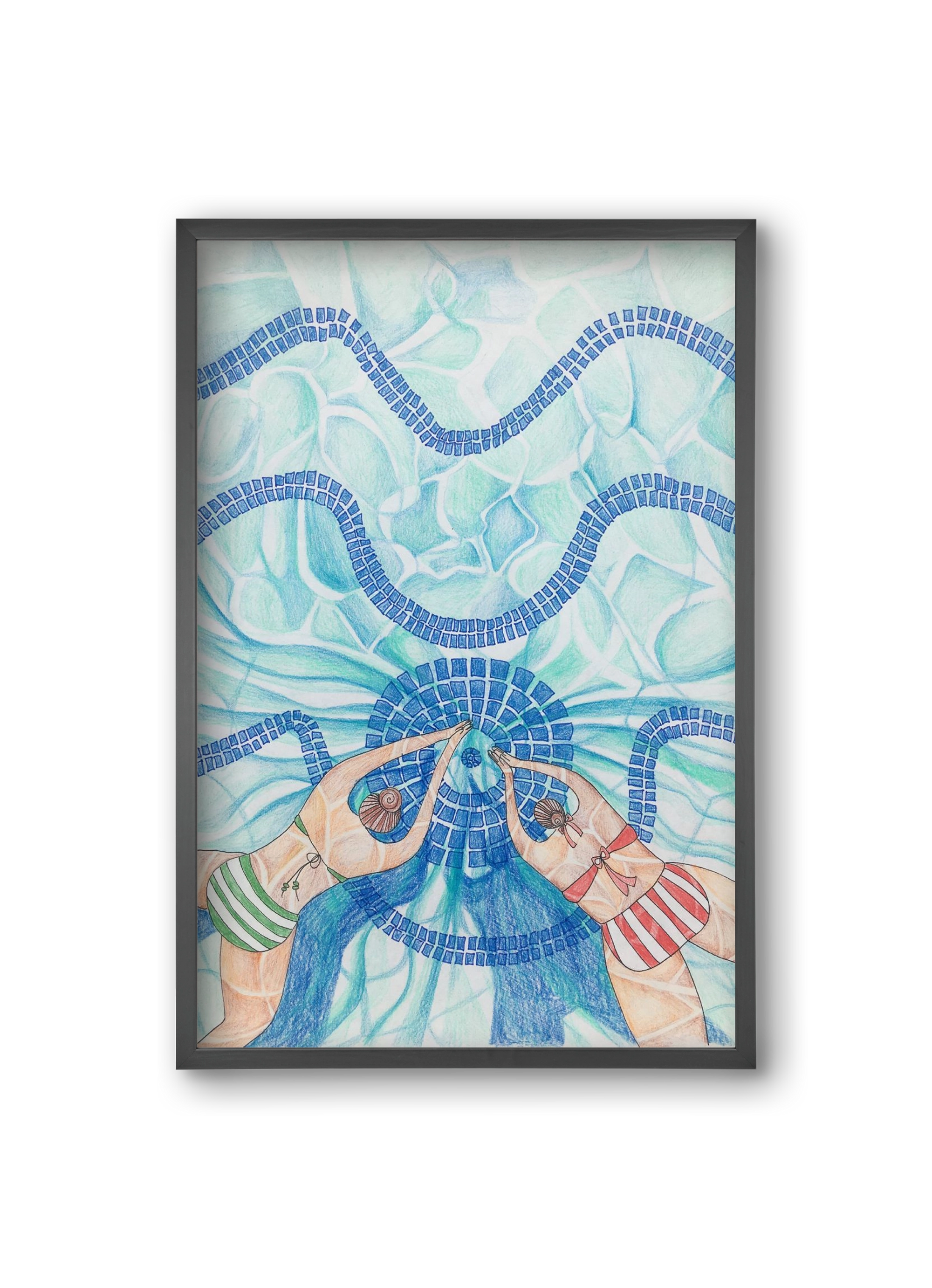 Gellért, 20x30 cm (20x30 cm), Fekete keret