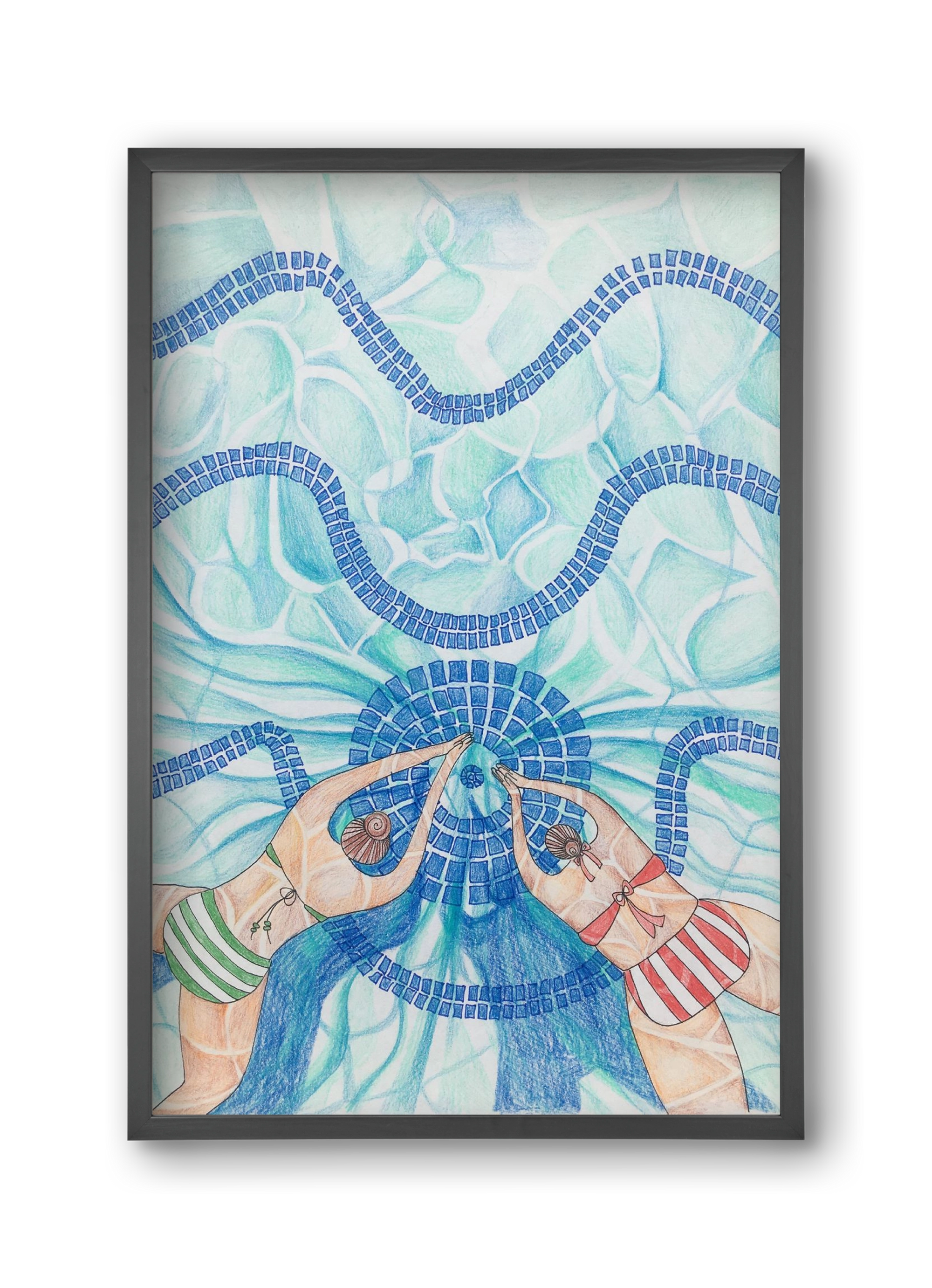 Gellért, 30x45 cm (30x45 cm), Fekete keret