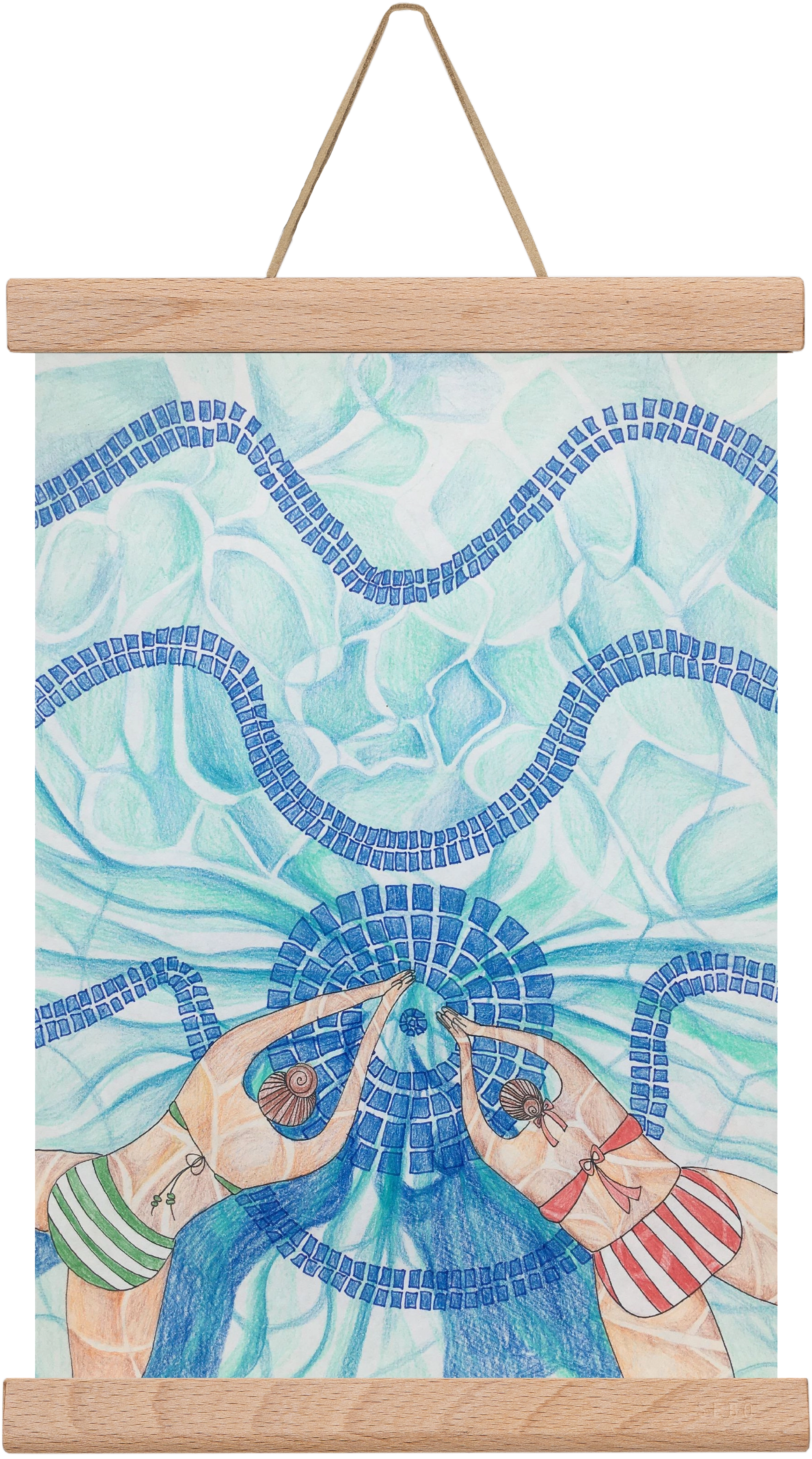 Gellért, 20x30 cm (20x30 cm), Tölgy akasztó