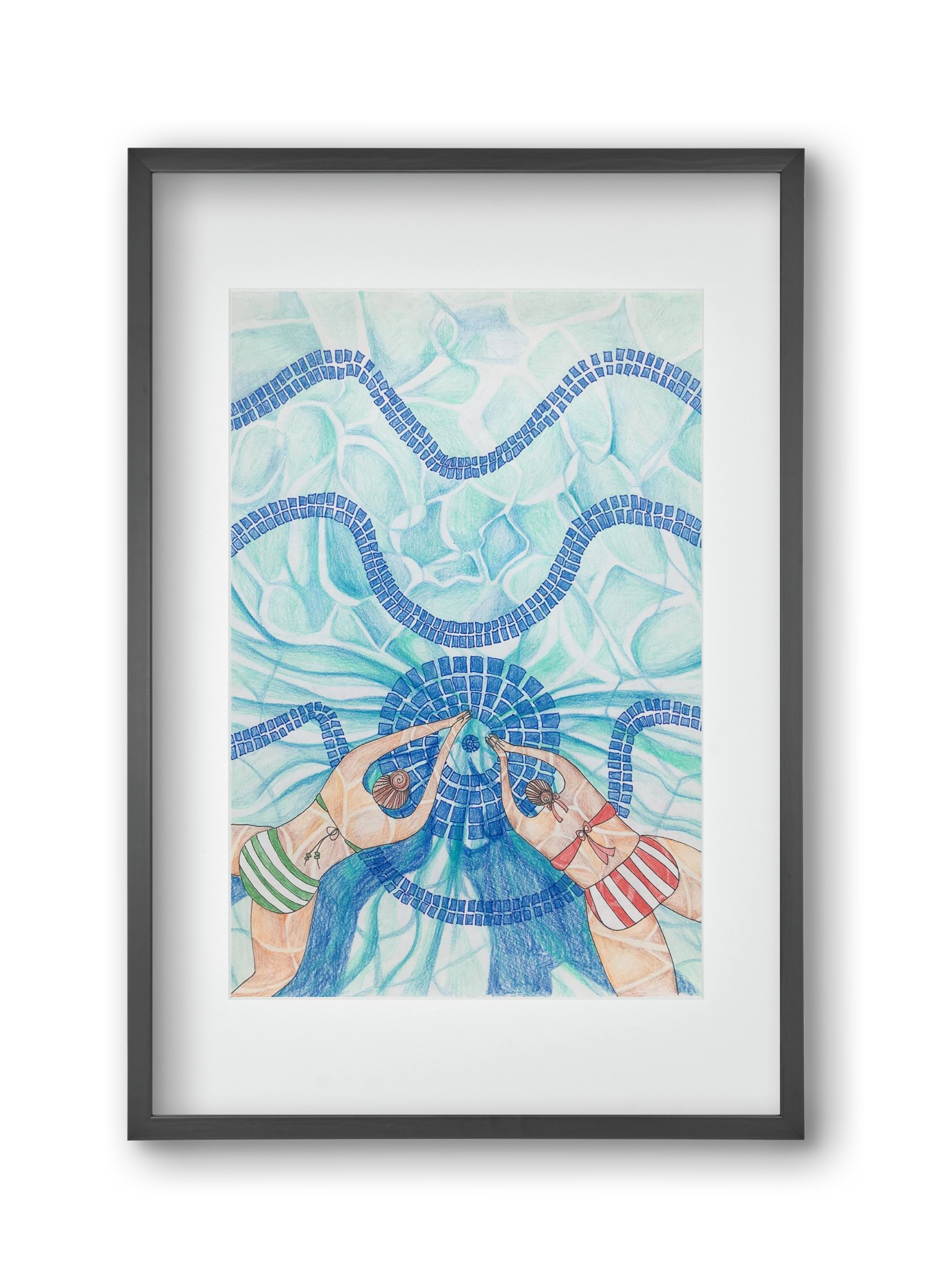 Gellért, 30x45 cm (20x30 cm), Fekete keret, paszpartuval