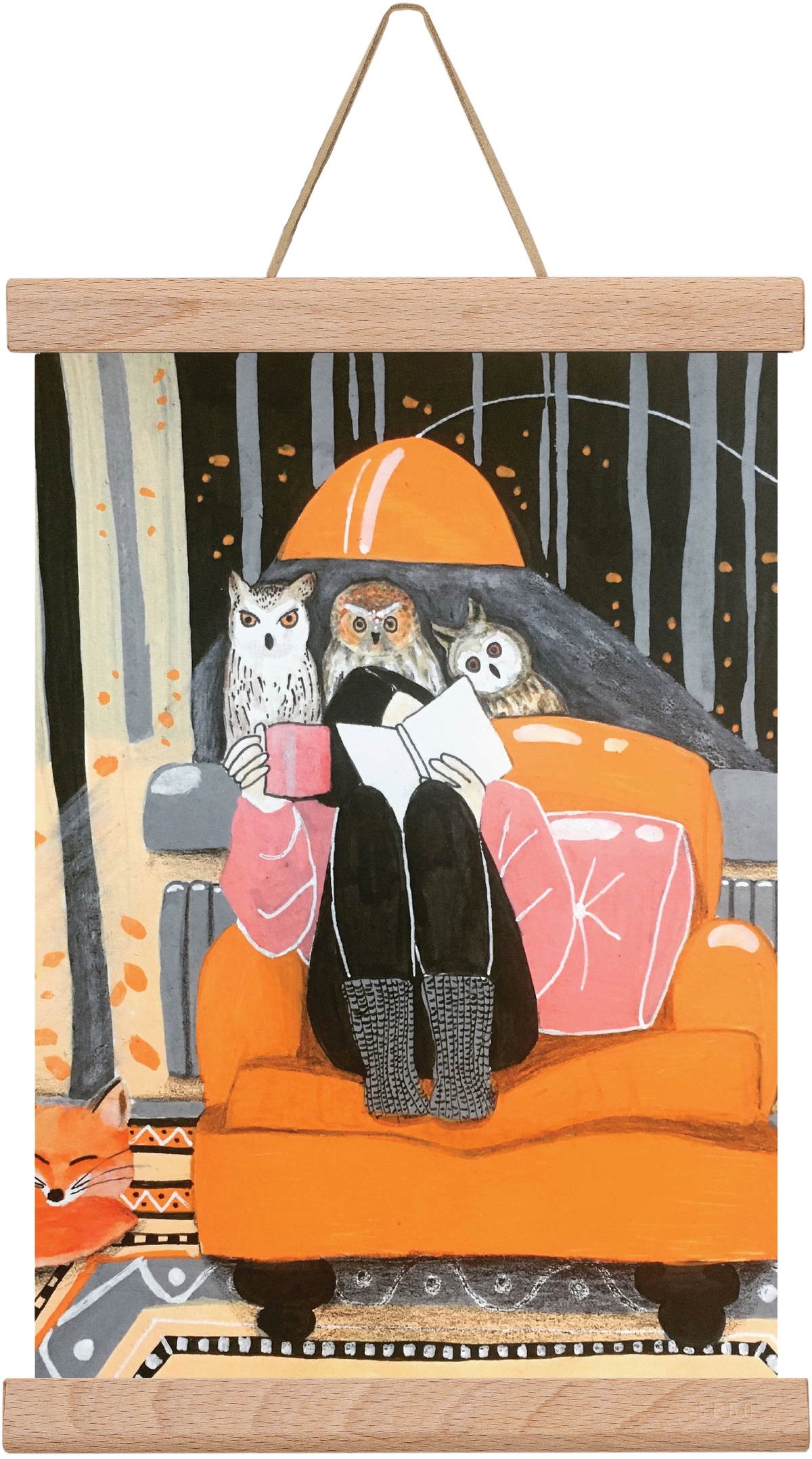 Őszi álmodozás, 30x20 cm (30x20 cm), Tölgy akasztó