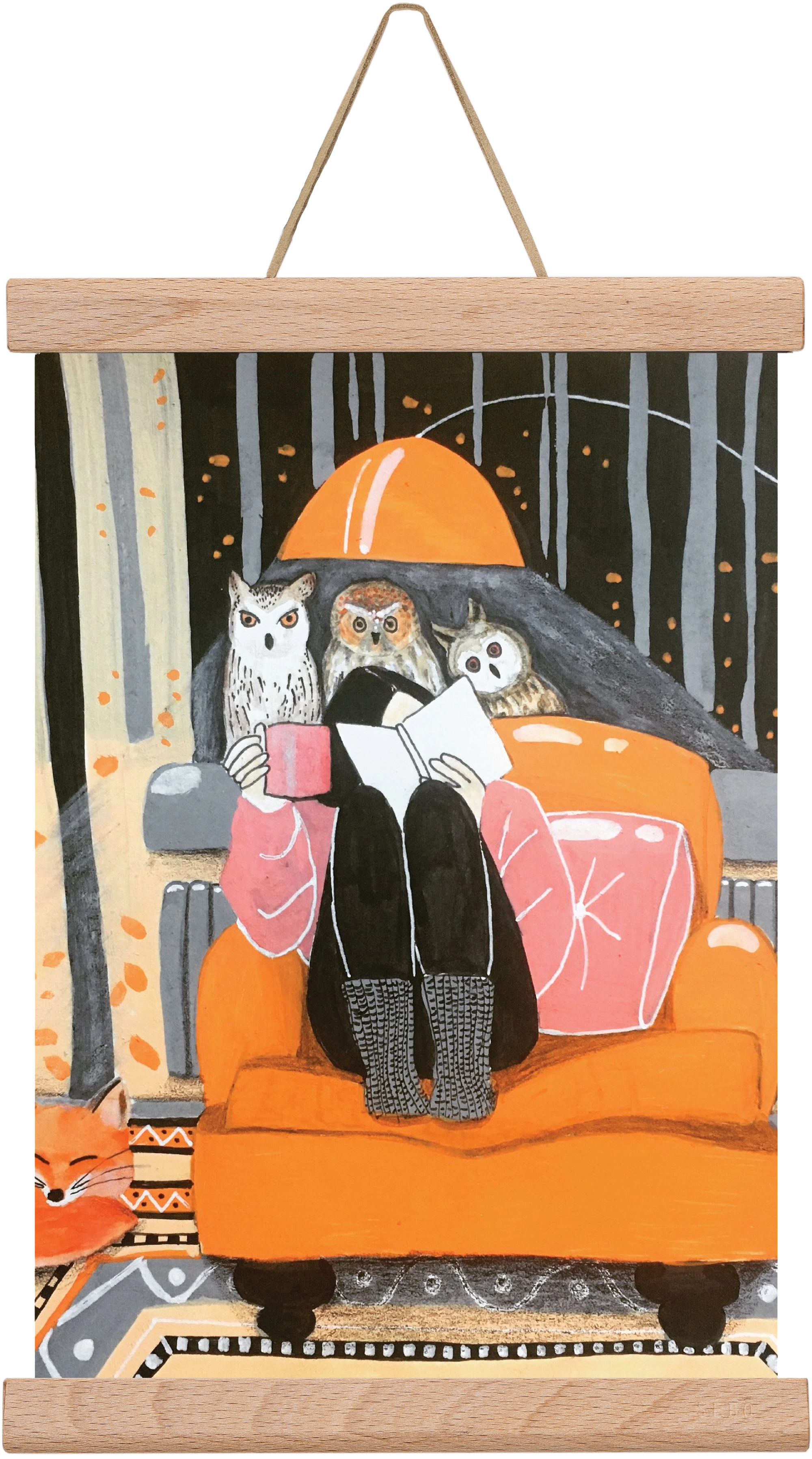 Őszi álmodozás, 30x20 cm (30x20 cm), Tölgy akasztó