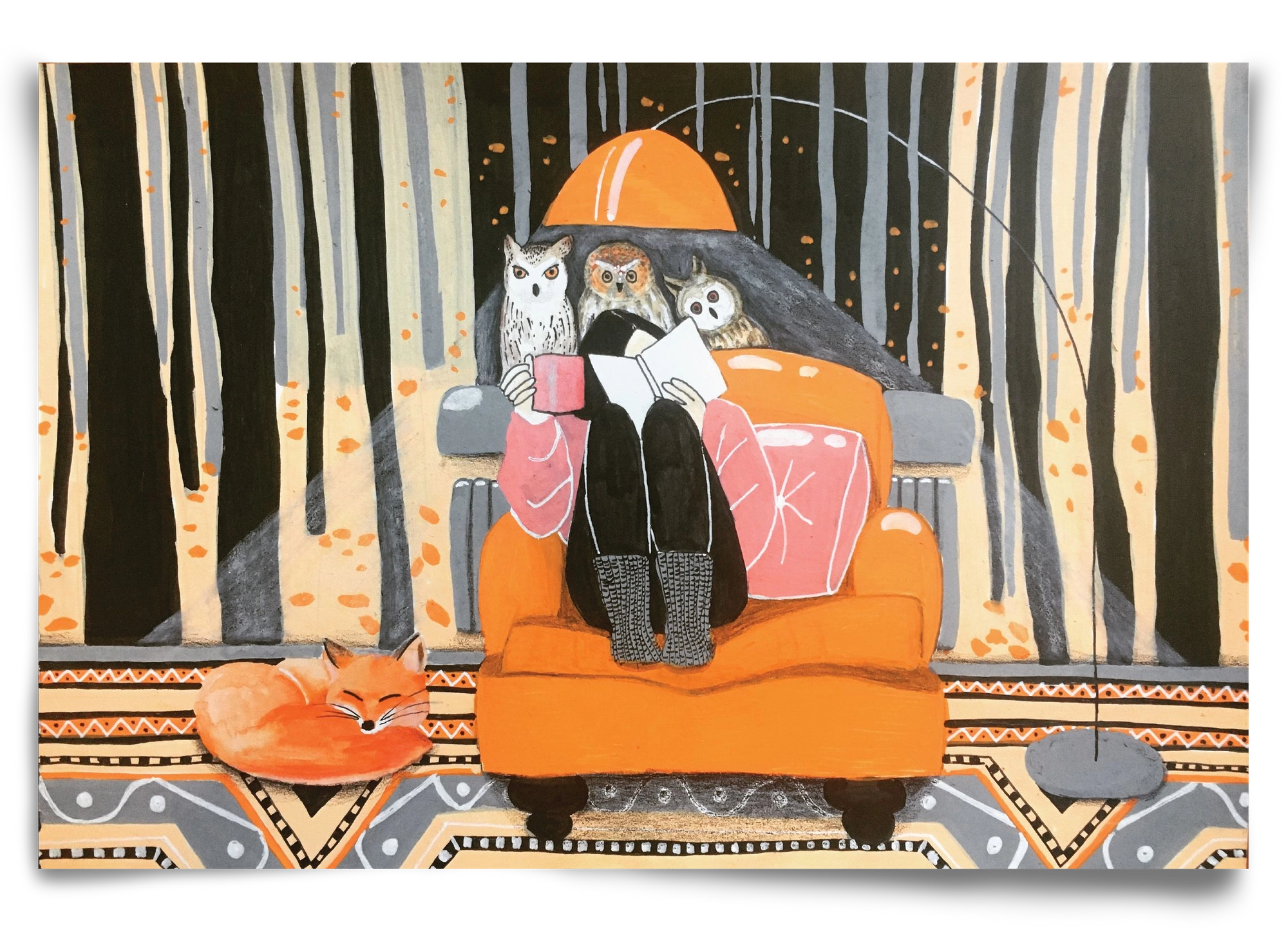 Őszi álmodozás, 90x60 cm, Keret nélkül