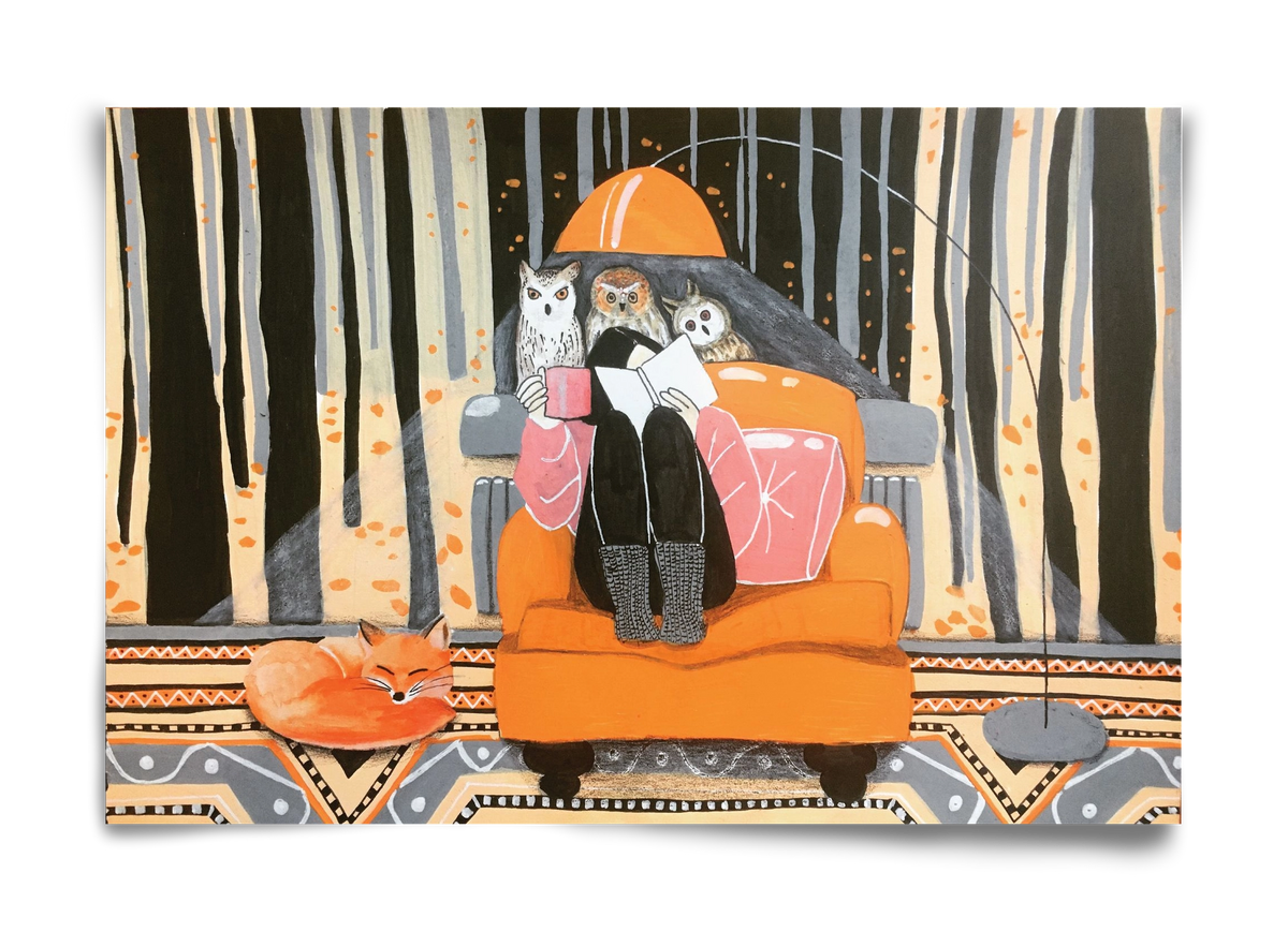 Őszi álmodozás, 60x40 cm, Keret nélkül