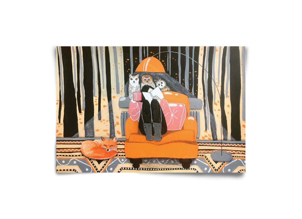 Őszi álmodozás, 30x20 cm, Keret nélkül