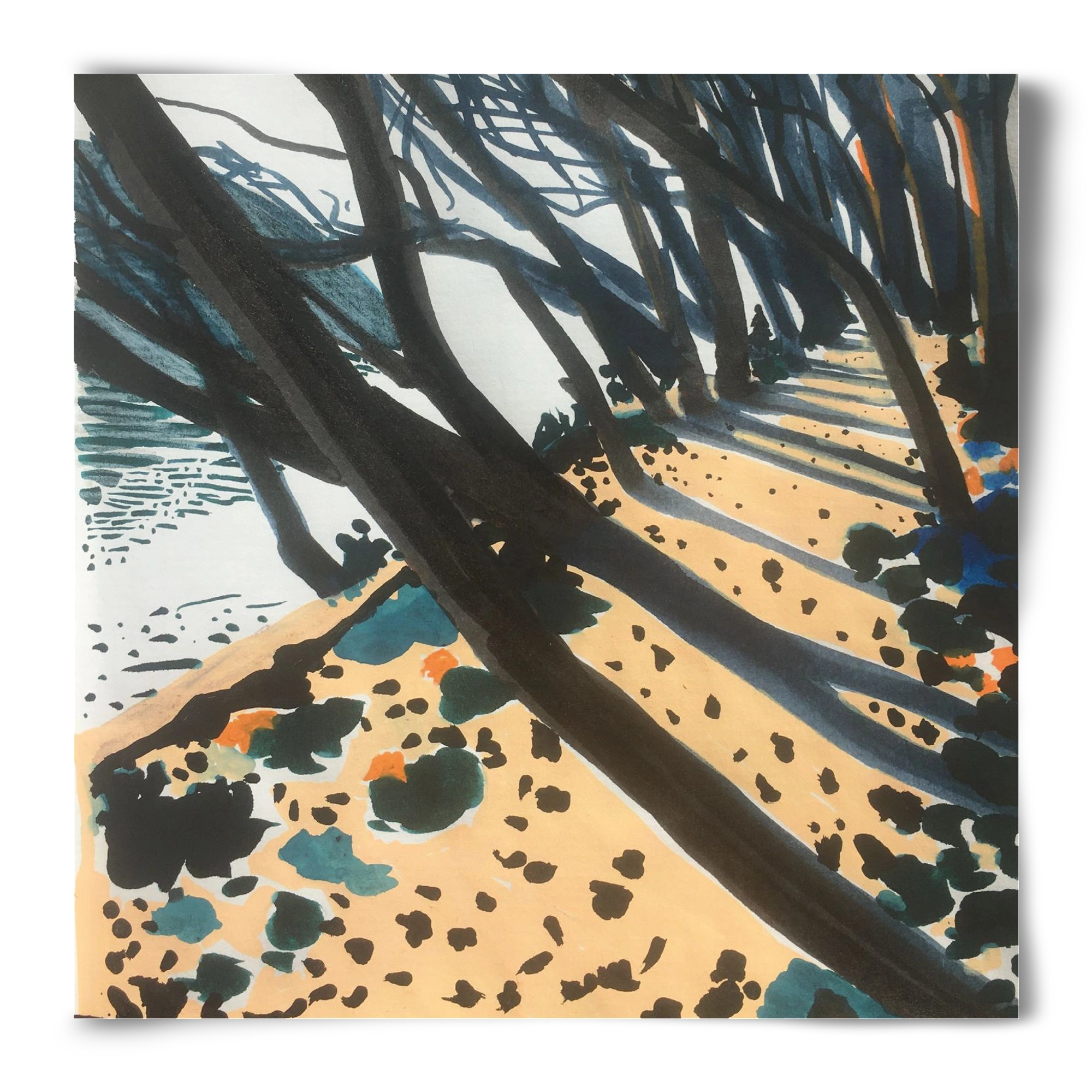 Szigetspicc, 50x50 cm, Keret nélkül