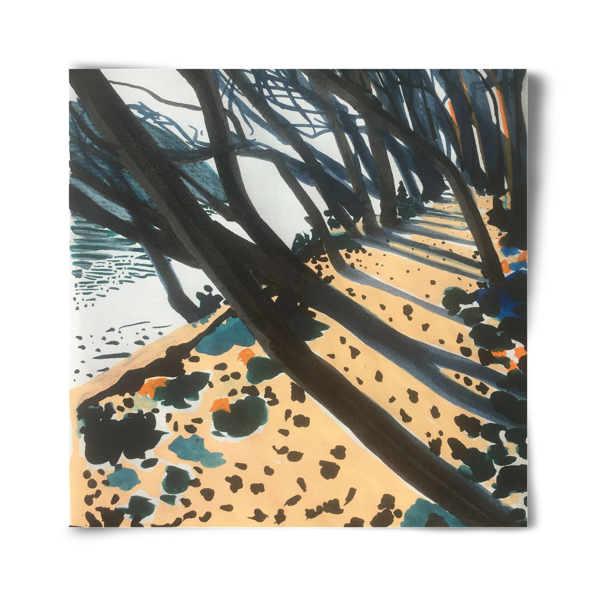 Szigetspicc, 40x40 cm, Keret nélkül