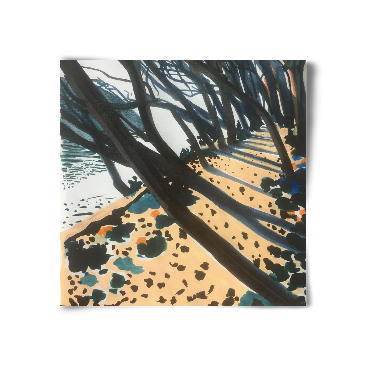 Szigetspicc, 30x30 cm, Keret nélkül