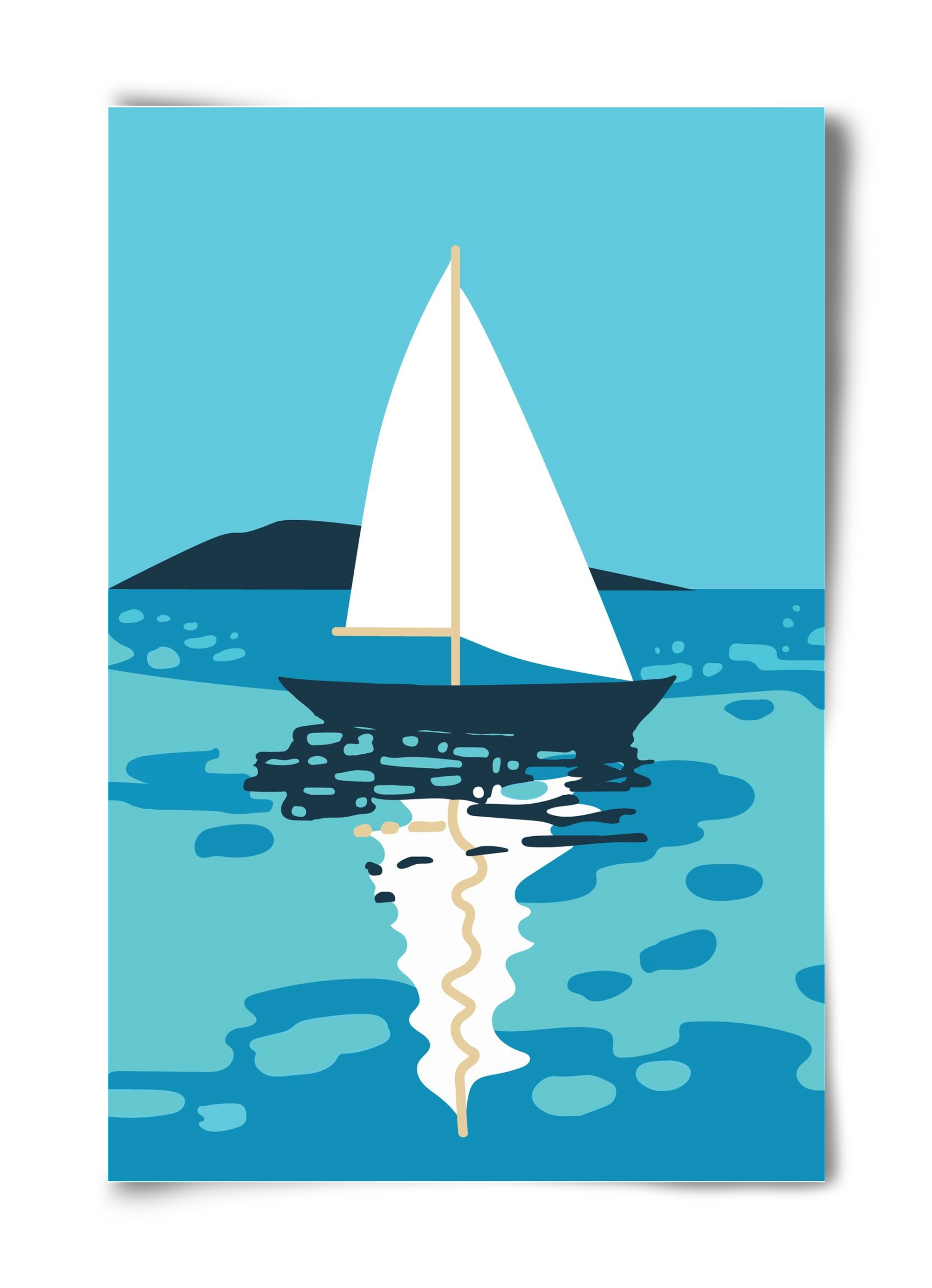 Nekem a Balaton..., 40x60 cm, Keret nélkül