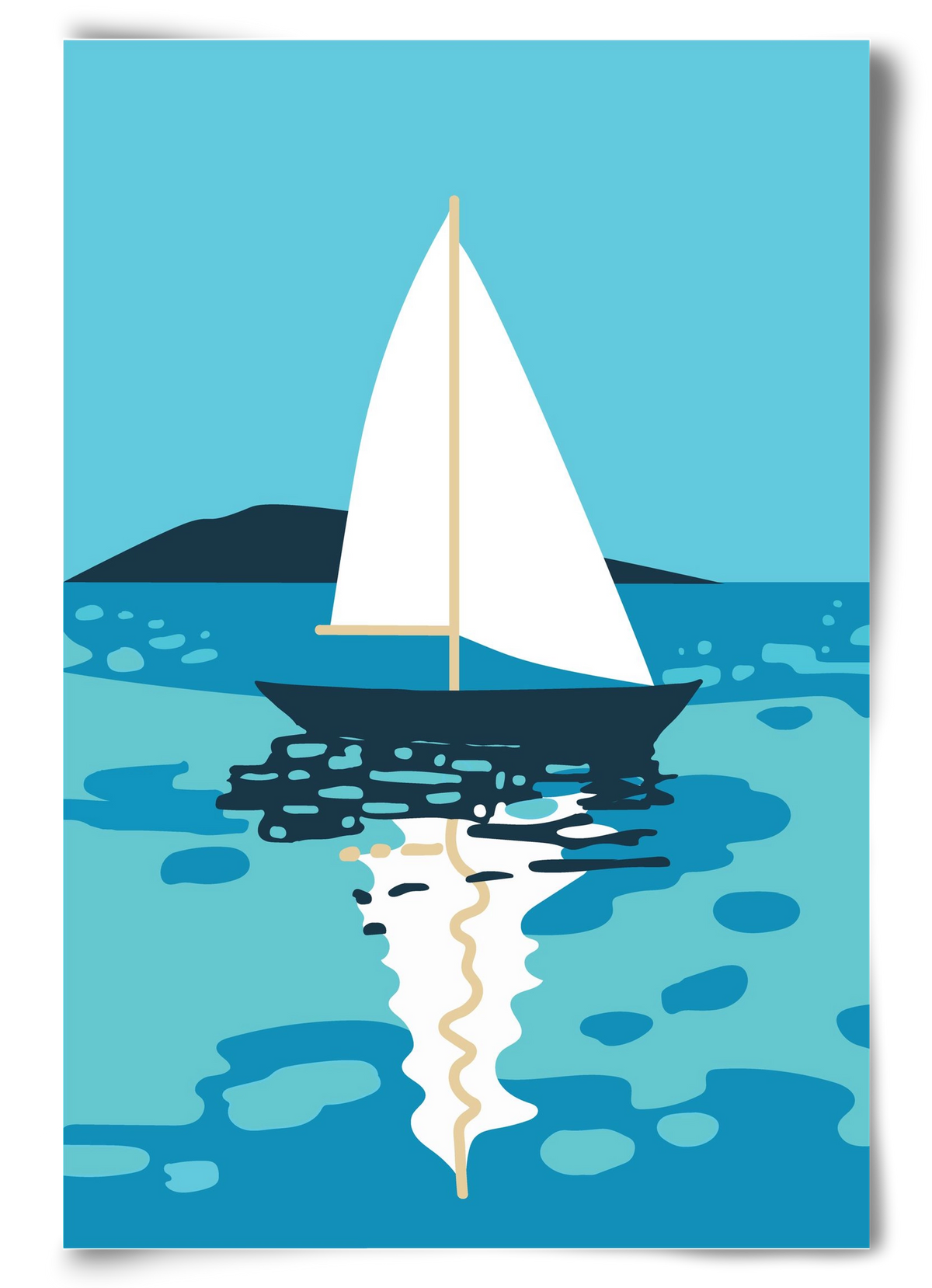 Nekem a Balaton..., 60x90 cm, Keret nélkül