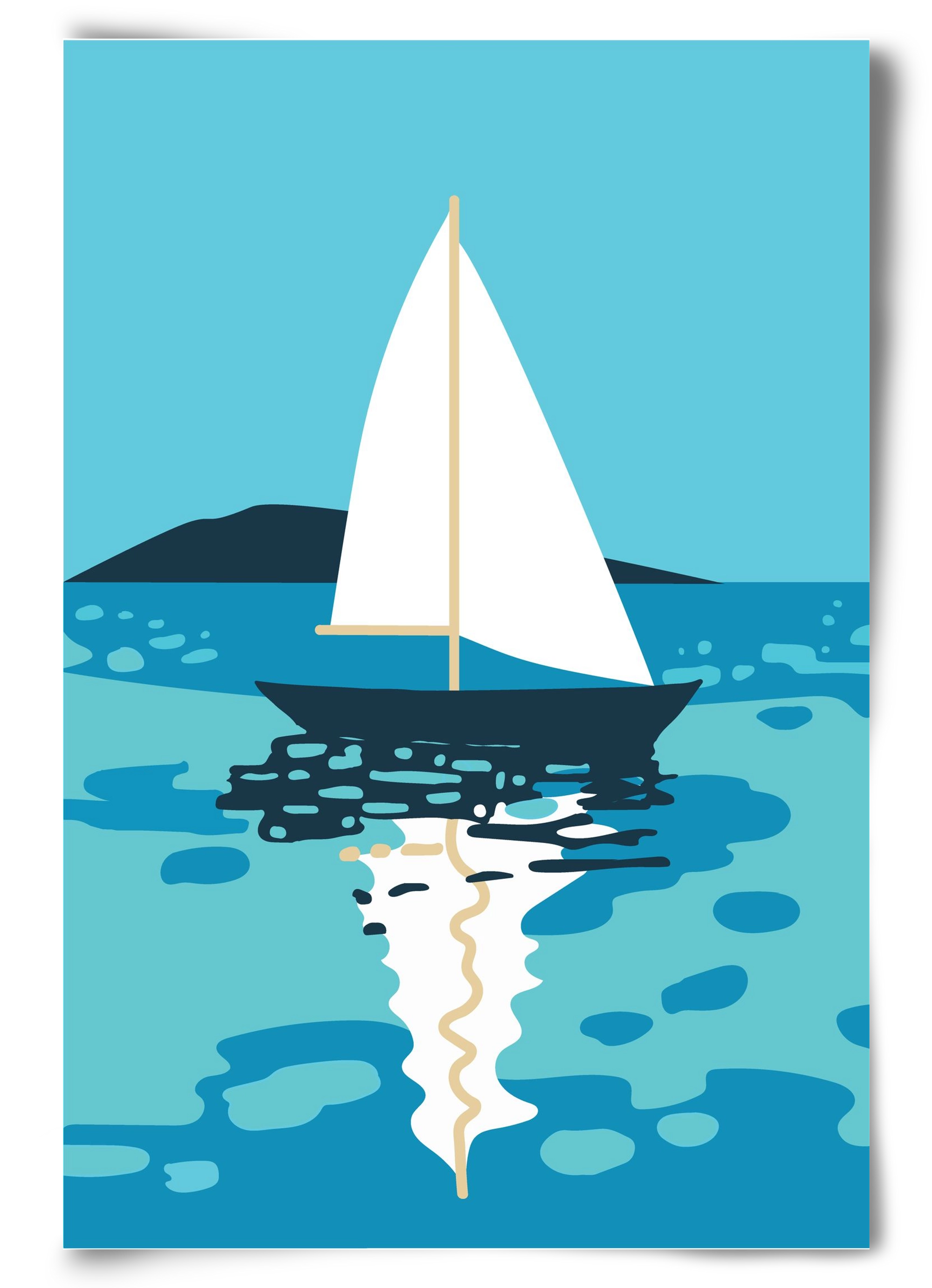 Nekem a Balaton..., 60x90 cm, Keret nélkül