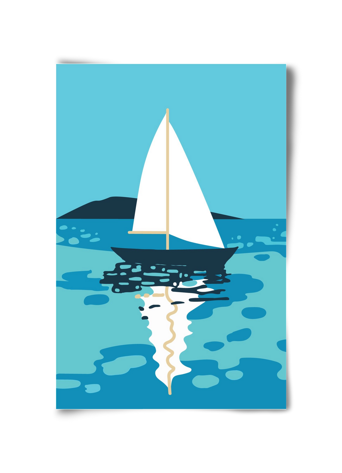 Nekem a Balaton..., 30x45 cm, Keret nélkül