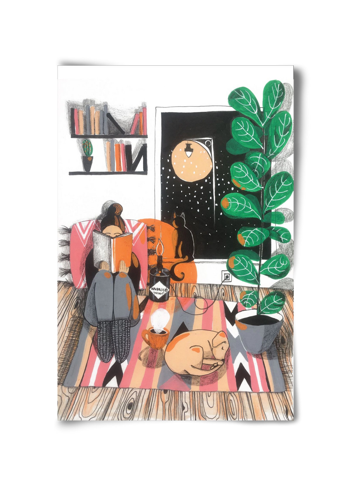 Téli begubózós, 30x45 cm, Keret nélkül