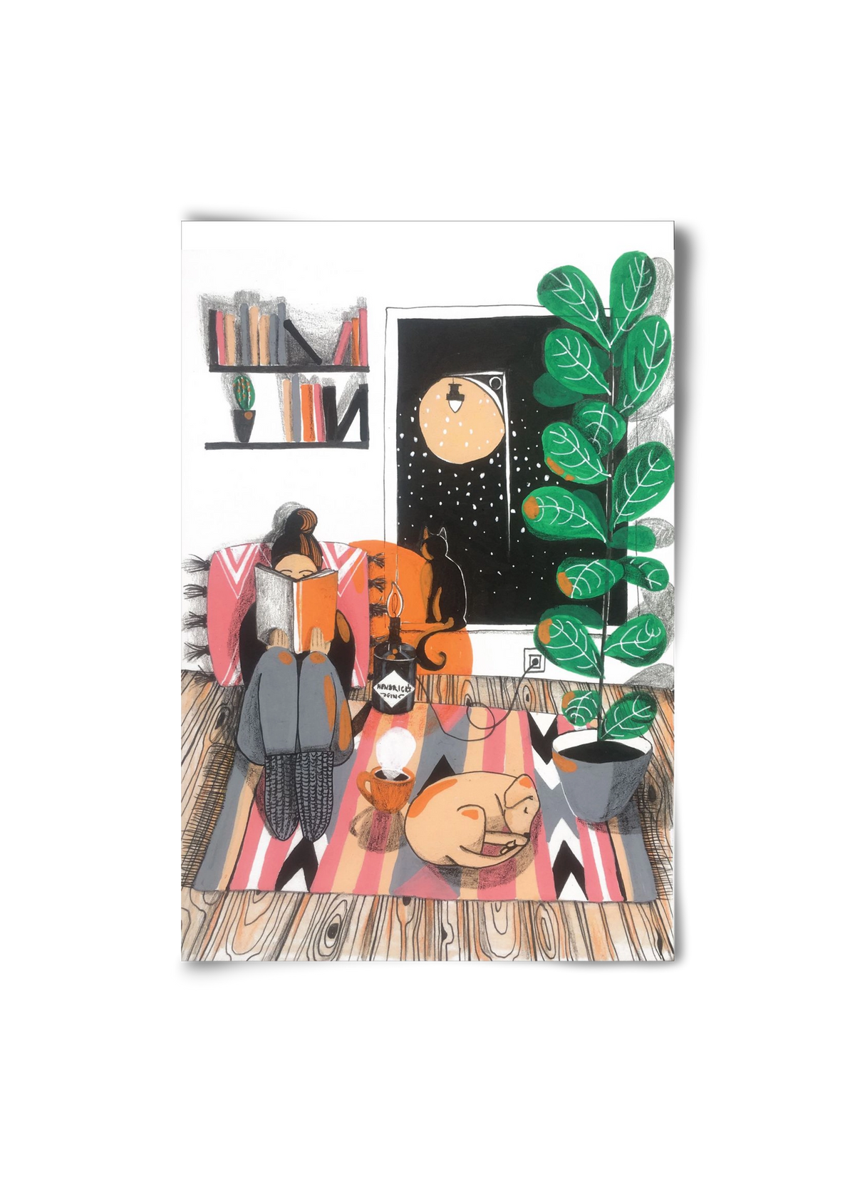 Téli begubózós, 20x30 cm, Keret nélkül