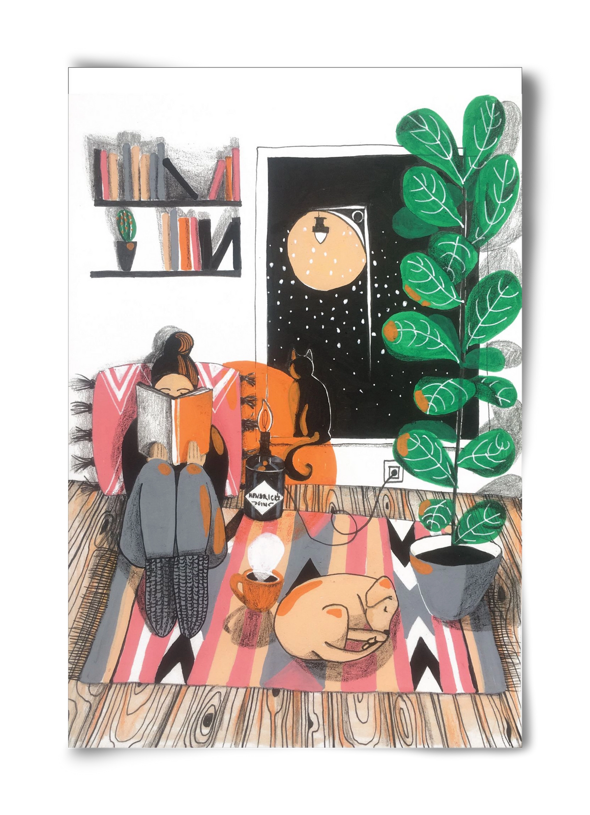 Téli begubózós, 40x60 cm, Keret nélkül