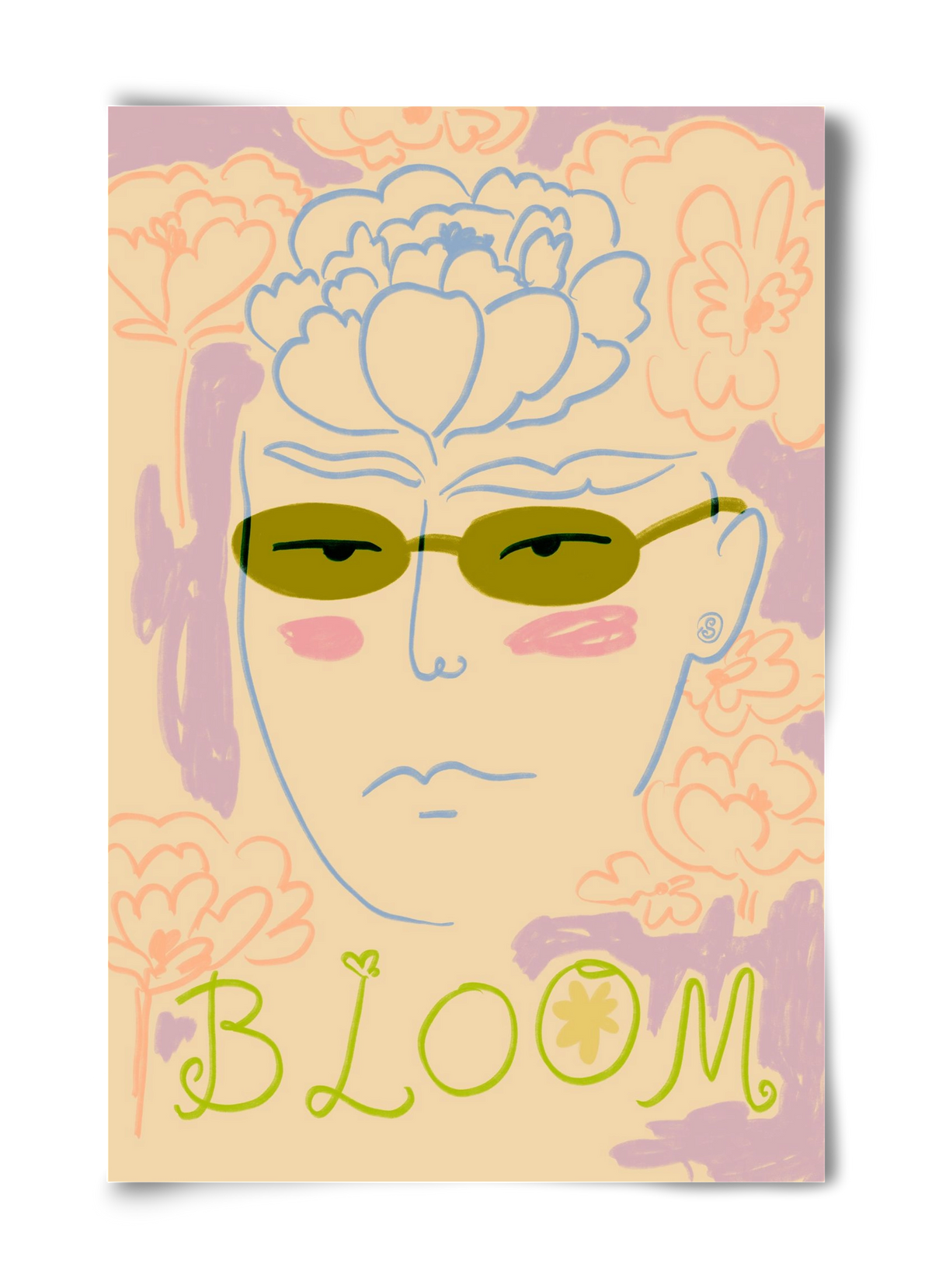 BLOOM, 40x60 cm, Keret nélkül